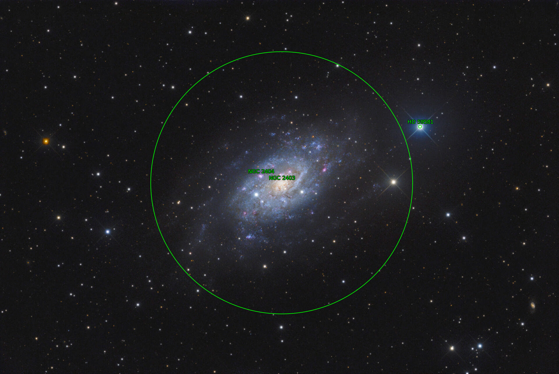 Sternkarten-Overlay (Astrometry.net)
