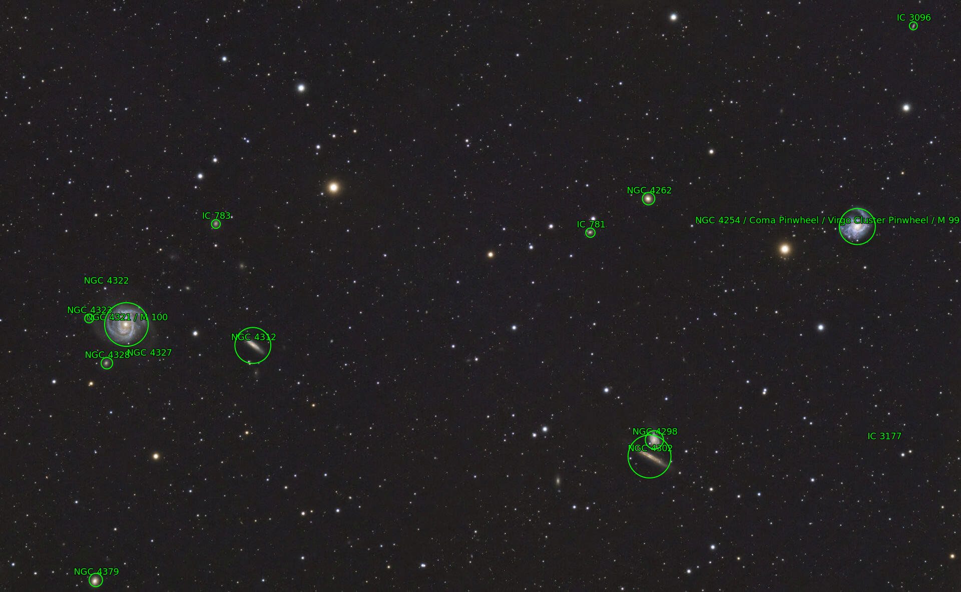 Sternkarten-Overlay (Astrometry.net)