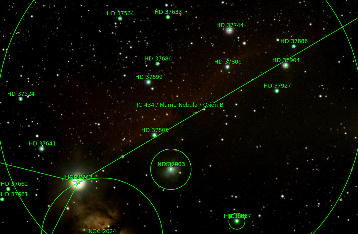 Sternkarten-Overlay (Astrometry.net)