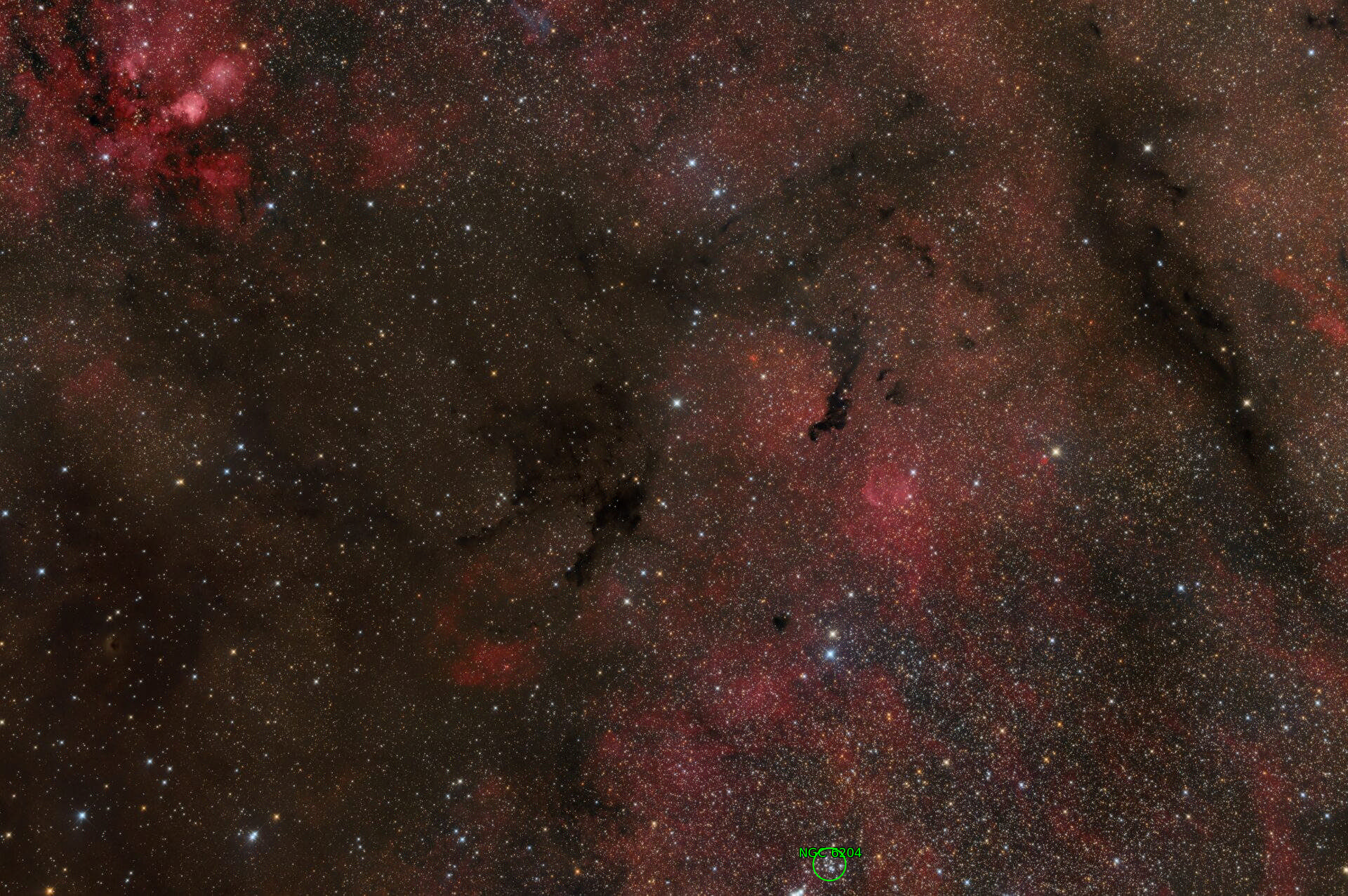 Sternkarten-Overlay (Astrometry.net)