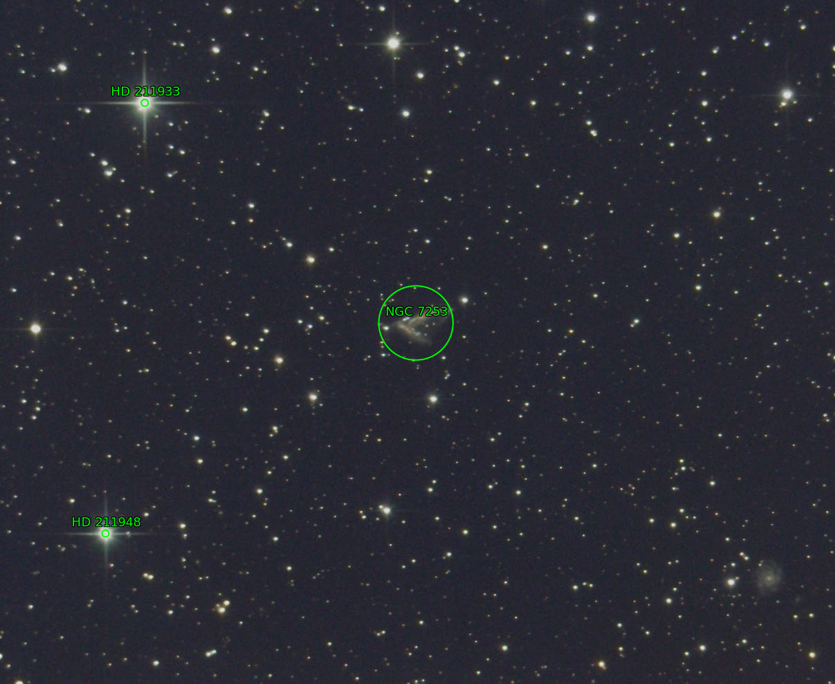 Sternkarten-Overlay (Astrometry.net)