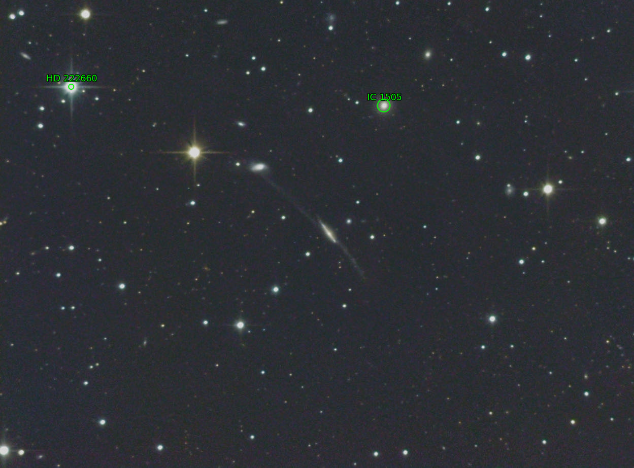 Sternkarten-Overlay (Astrometry.net)