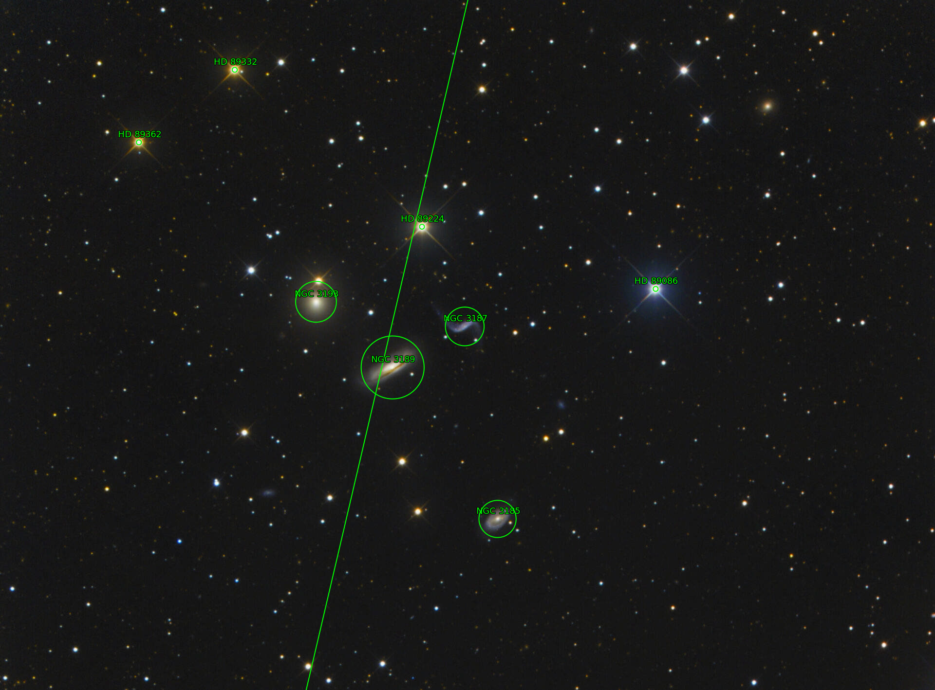 Sternkarten-Overlay (Astrometry.net)