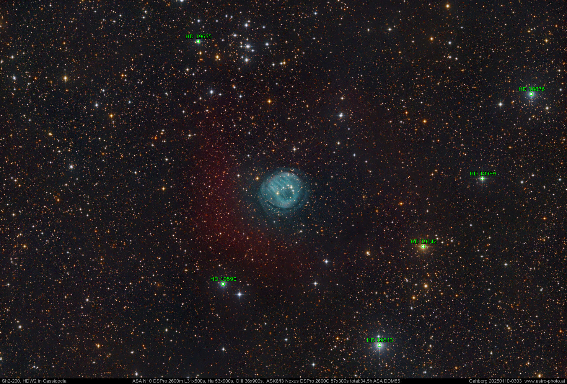 Sternkarten-Overlay (Astrometry.net)