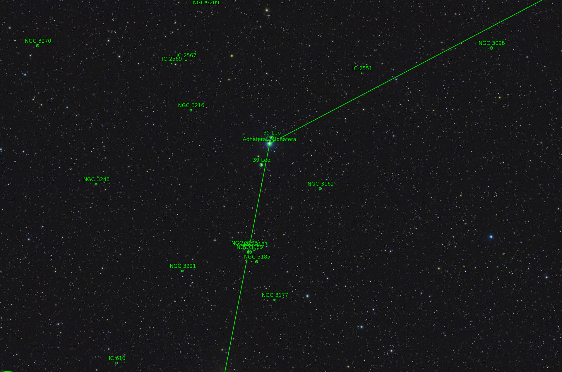 Sternkarten-Overlay (Astrometry.net)