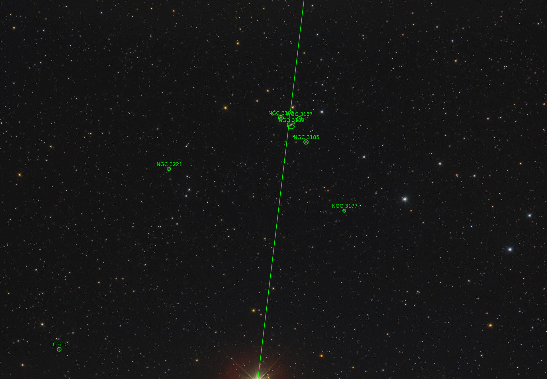 Sternkarten-Overlay (Astrometry.net)
