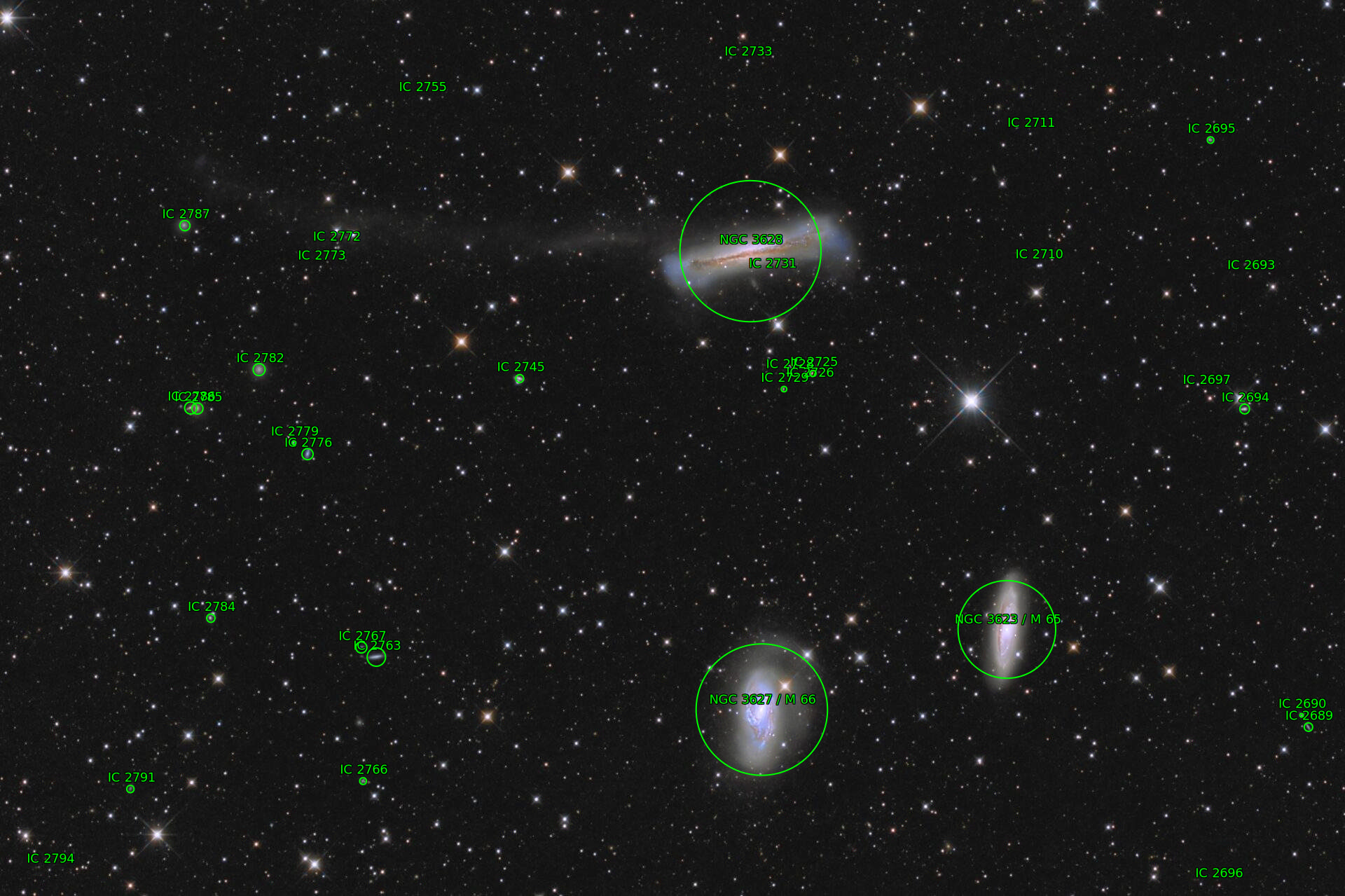 Sternkarten-Overlay (Astrometry.net)
