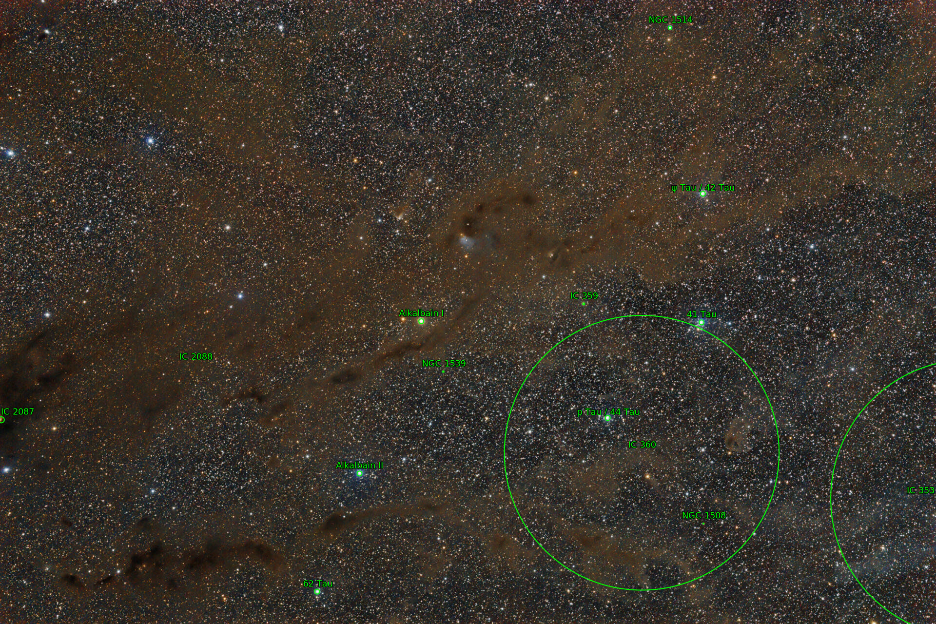 Sternkarten-Overlay (Astrometry.net)
