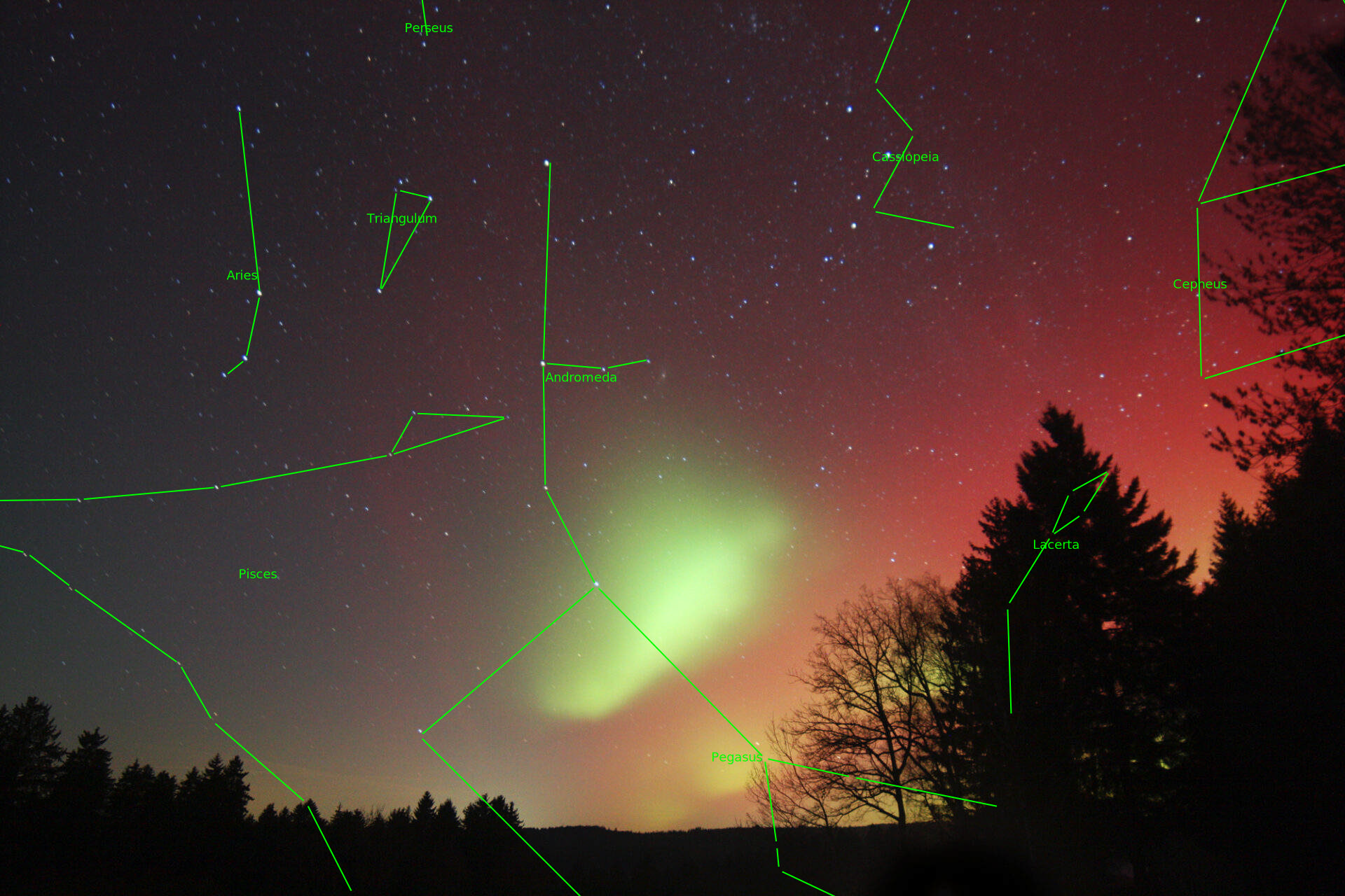 Sternkarten-Overlay (Astrometry.net)