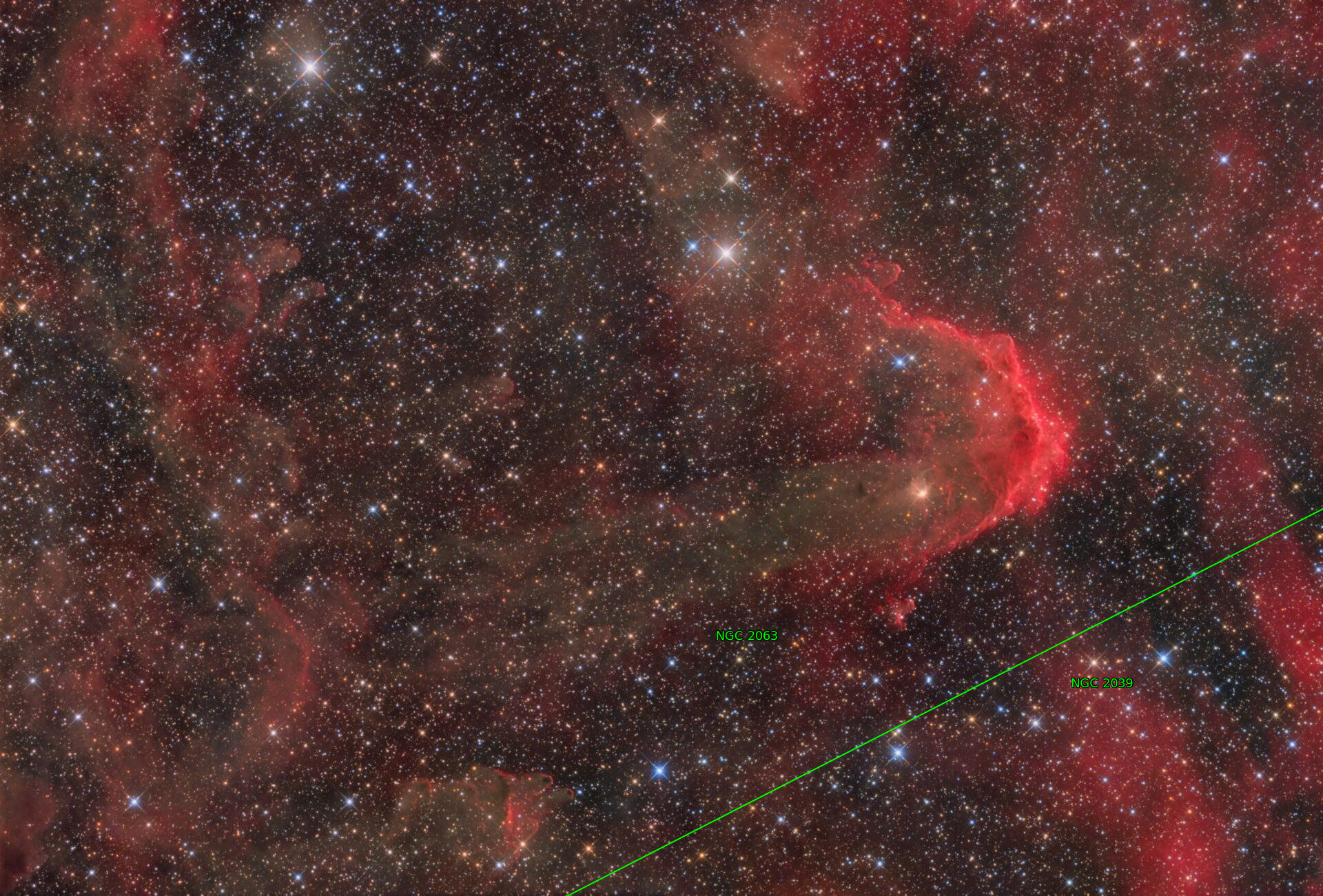 Sternkarten-Overlay (Astrometry.net)