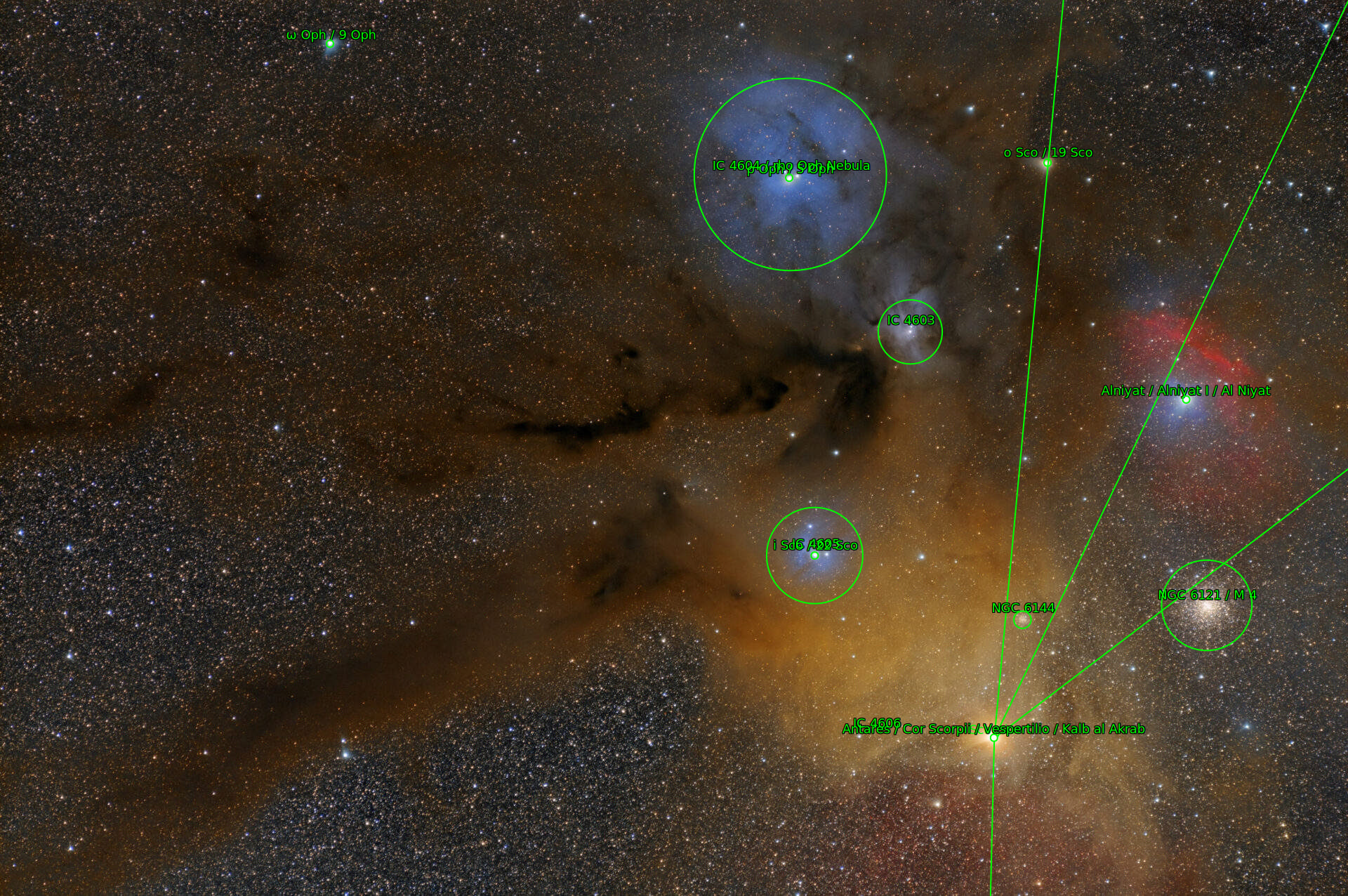 Sternkarten-Overlay (Astrometry.net)