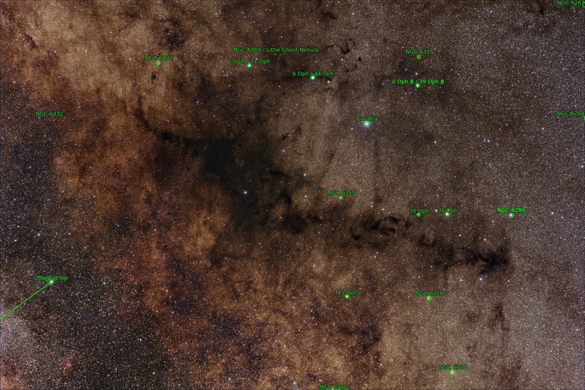 Sternkarten-Overlay (Astrometry.net)