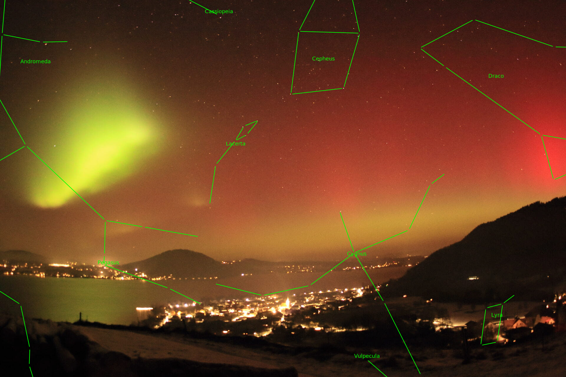 Sternkarten-Overlay (Astrometry.net)