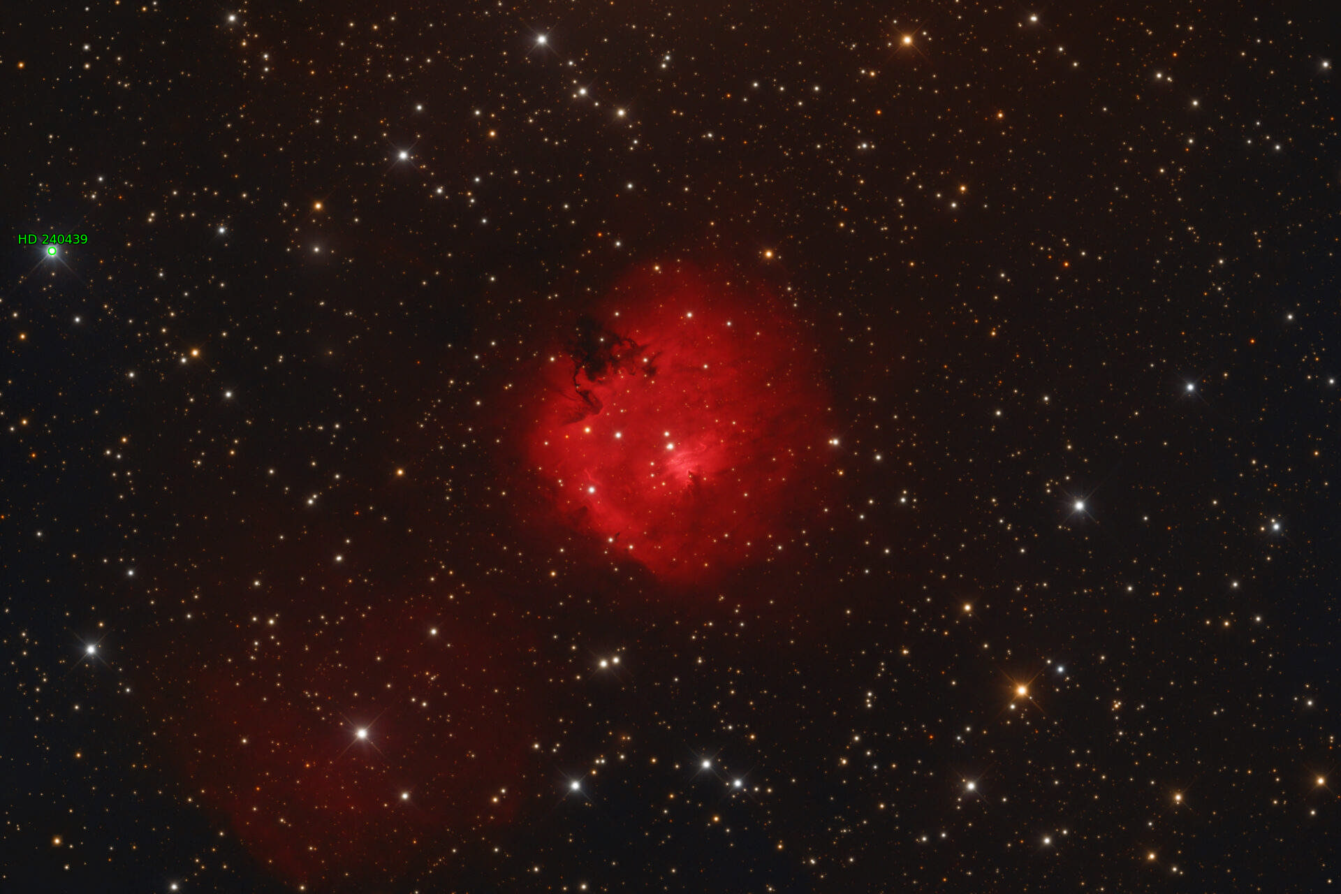 Sternkarten-Overlay (Astrometry.net)