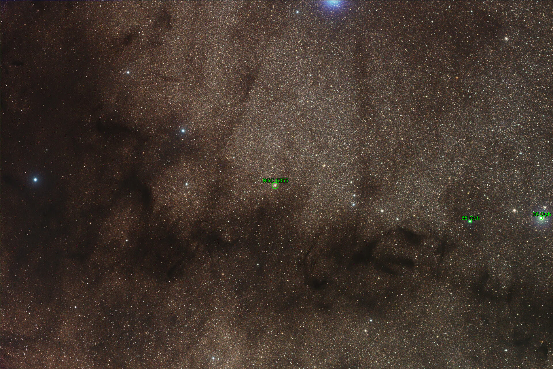 Sternkarten-Overlay (Astrometry.net)