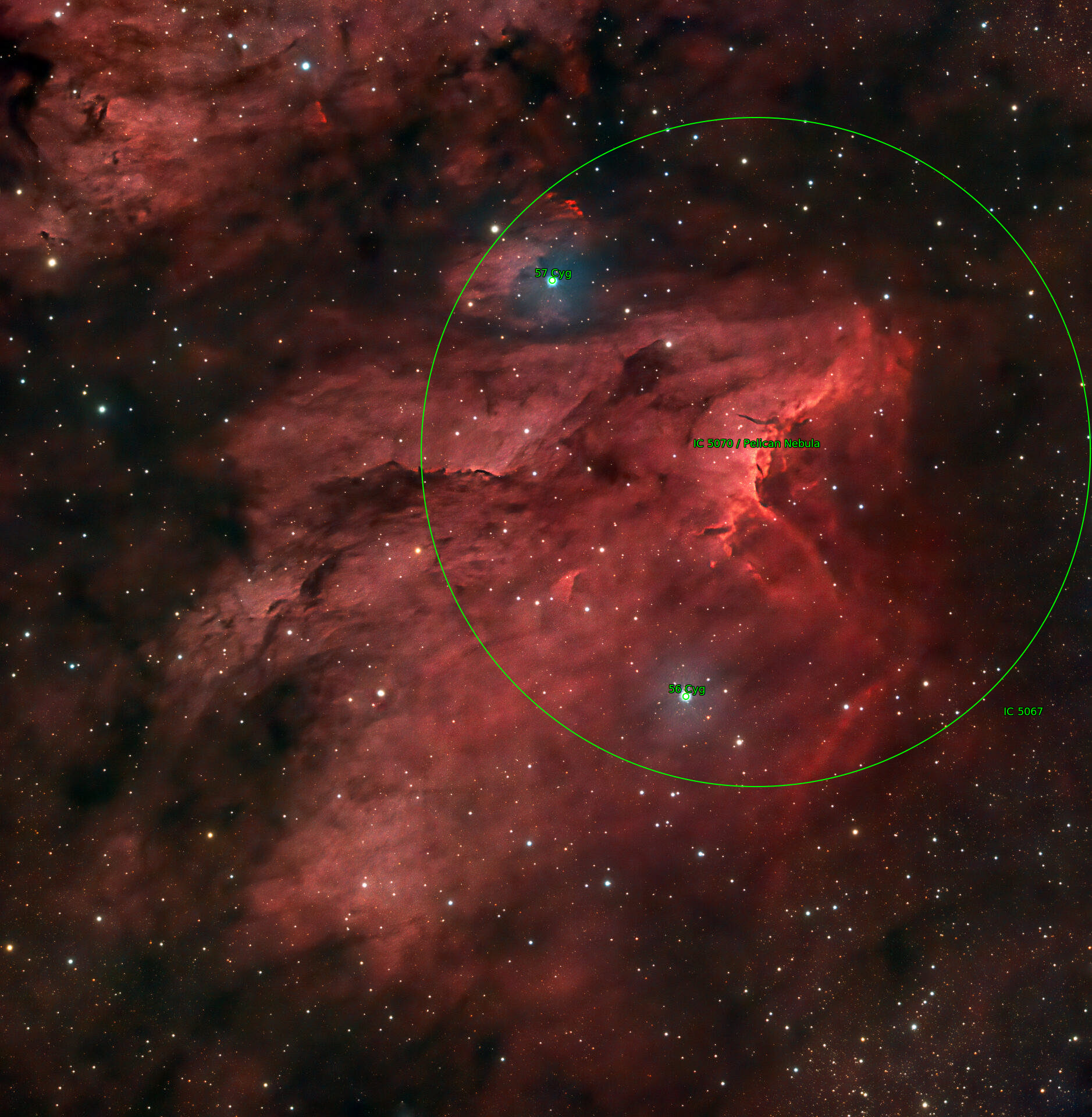 Sternkarten-Overlay (Astrometry.net)