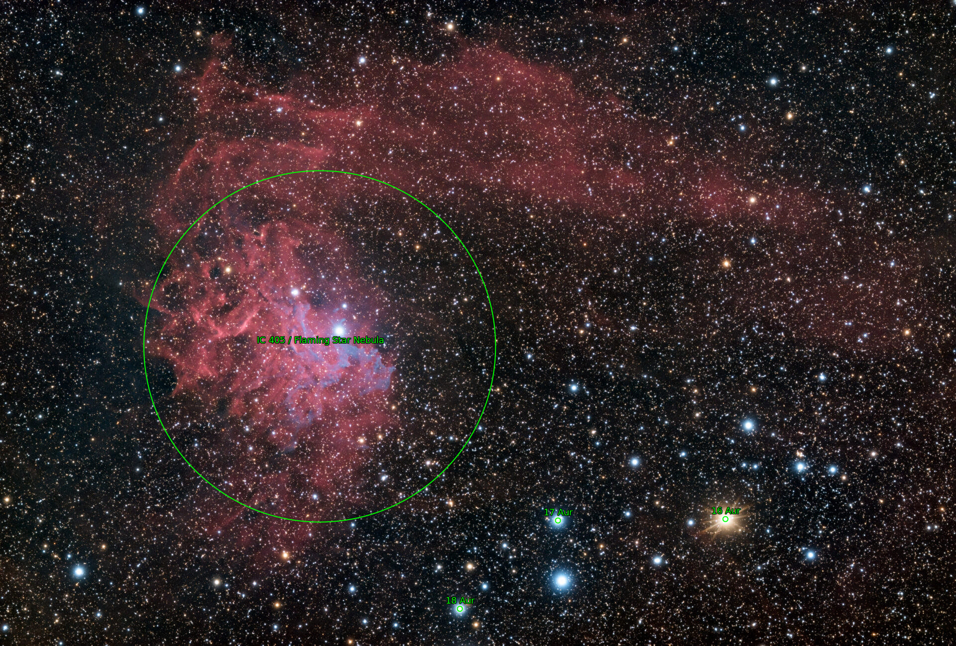 Sternkarten-Overlay (Astrometry.net)