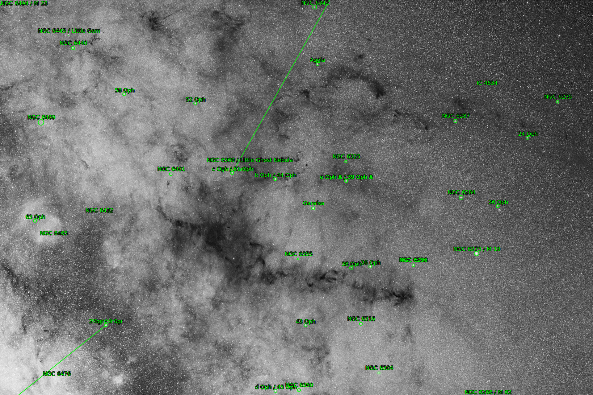 Sternkarten-Overlay (Astrometry.net)