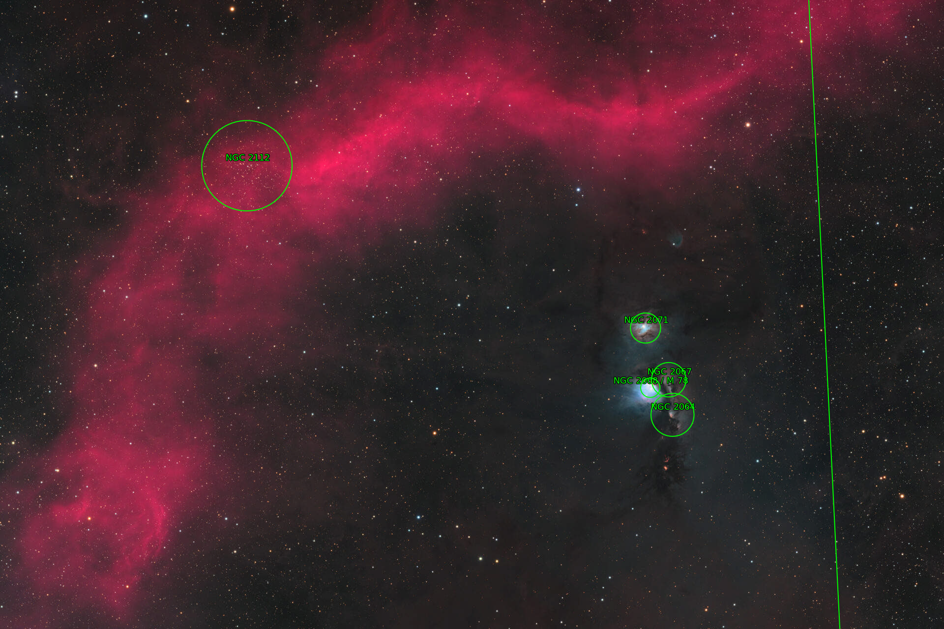 Sternkarten-Overlay (Astrometry.net)