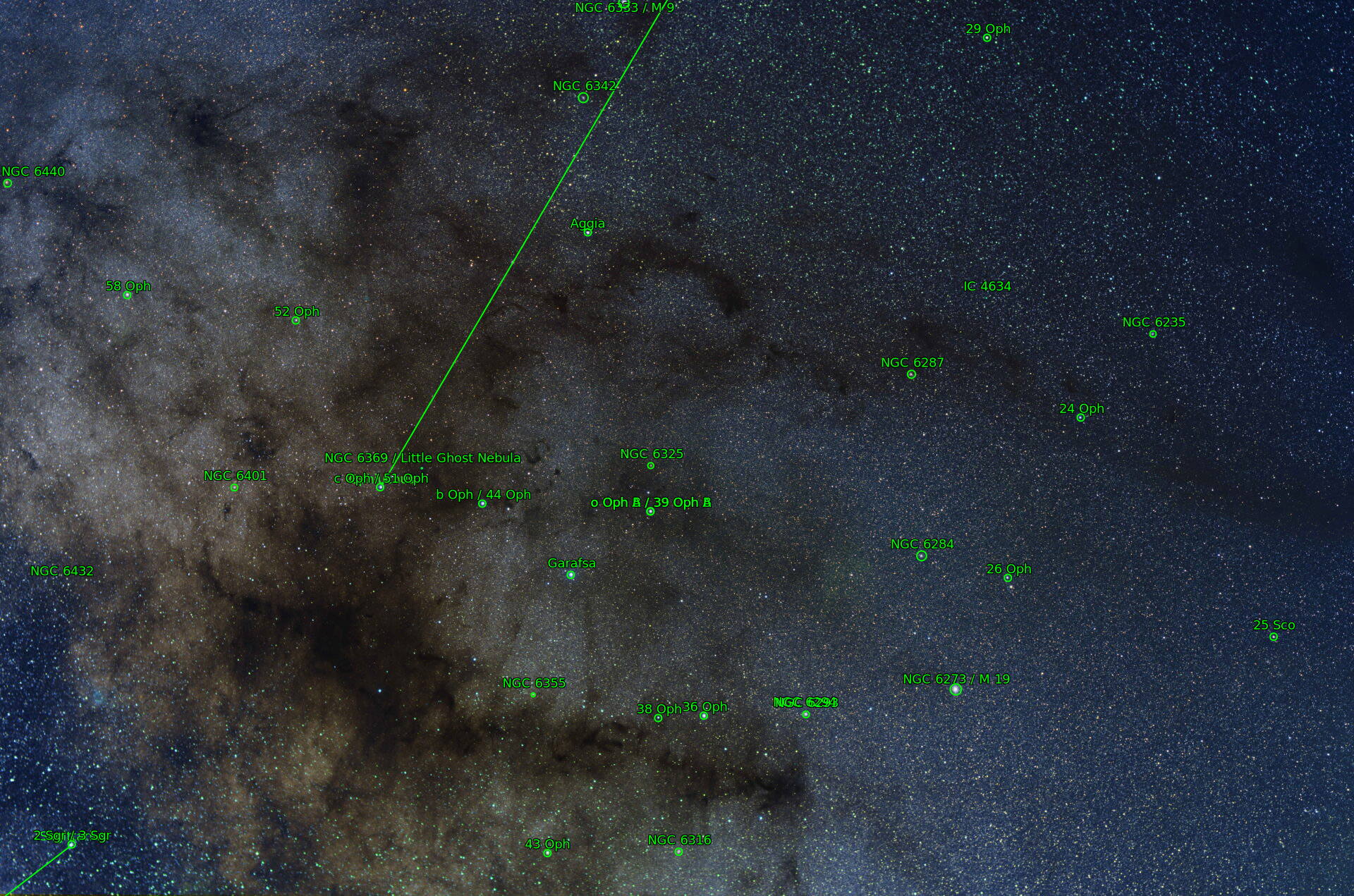 Sternkarten-Overlay (Astrometry.net)