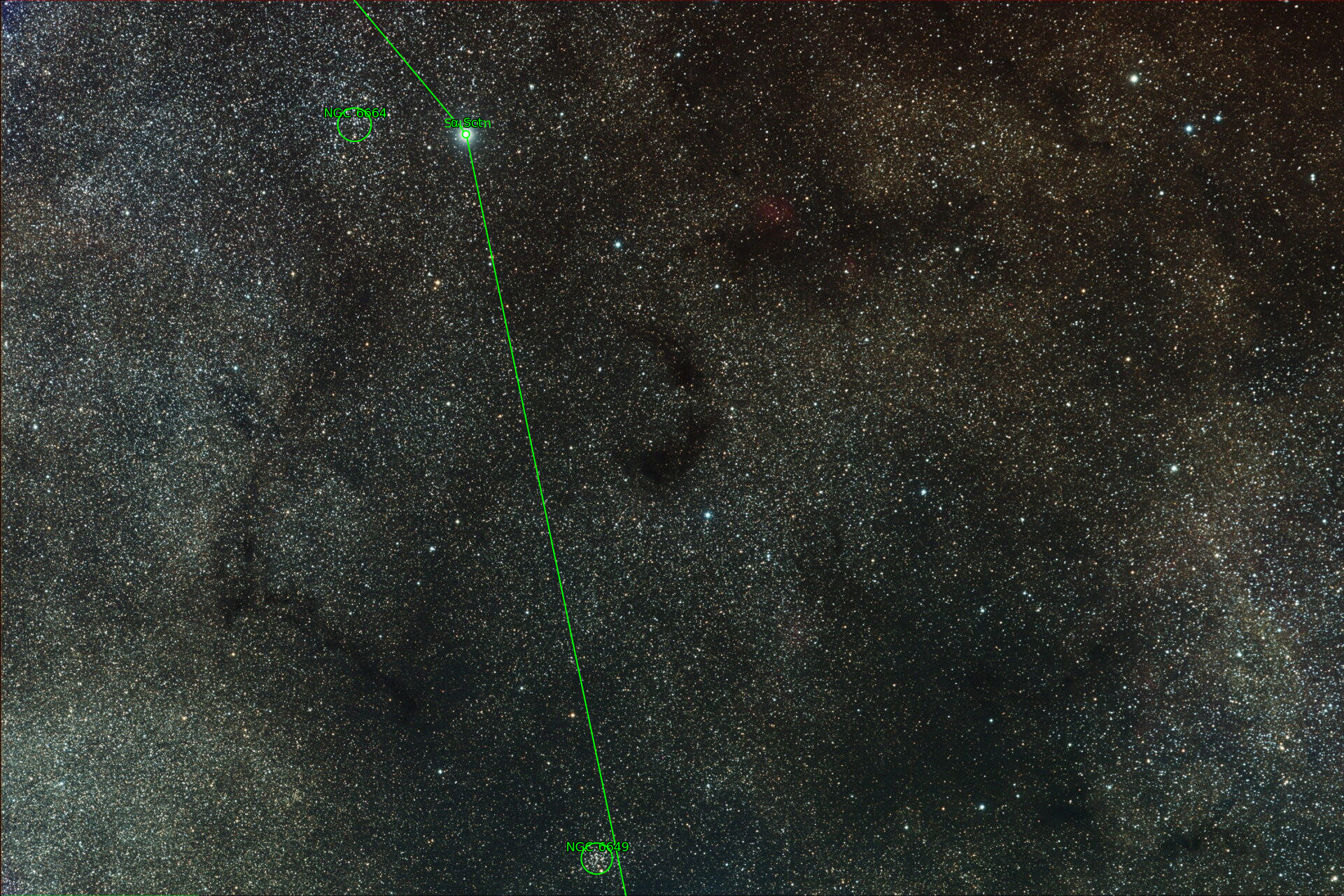 Sternkarten-Overlay (Astrometry.net)