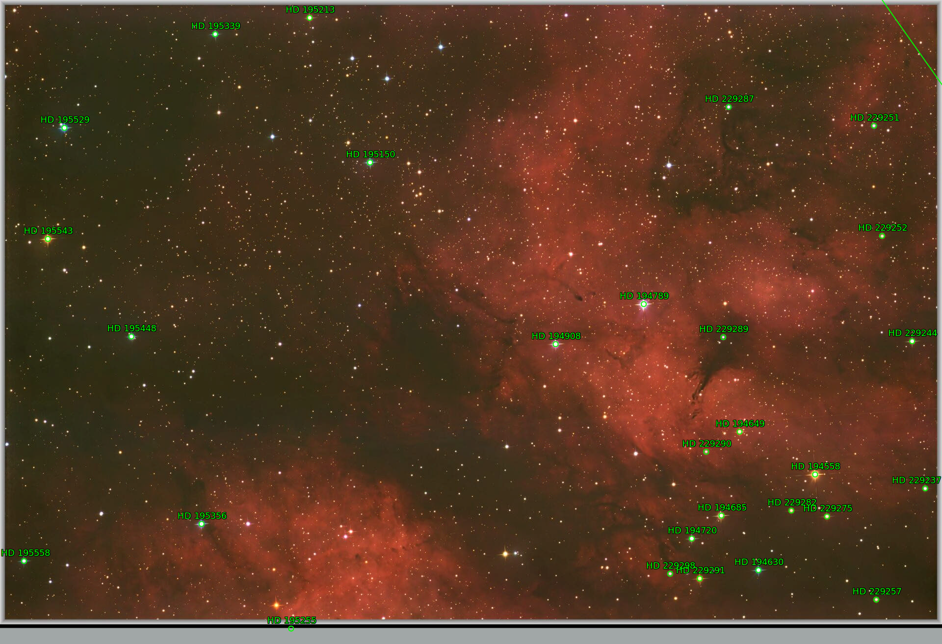 Sternkarten-Overlay (Astrometry.net)