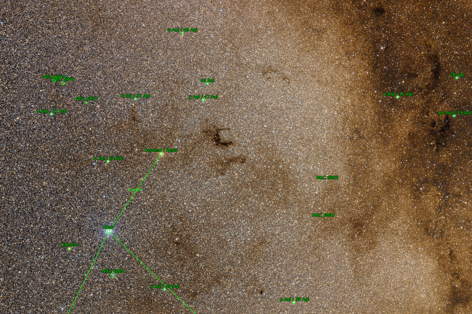 Sternkarten-Overlay (Astrometry.net)