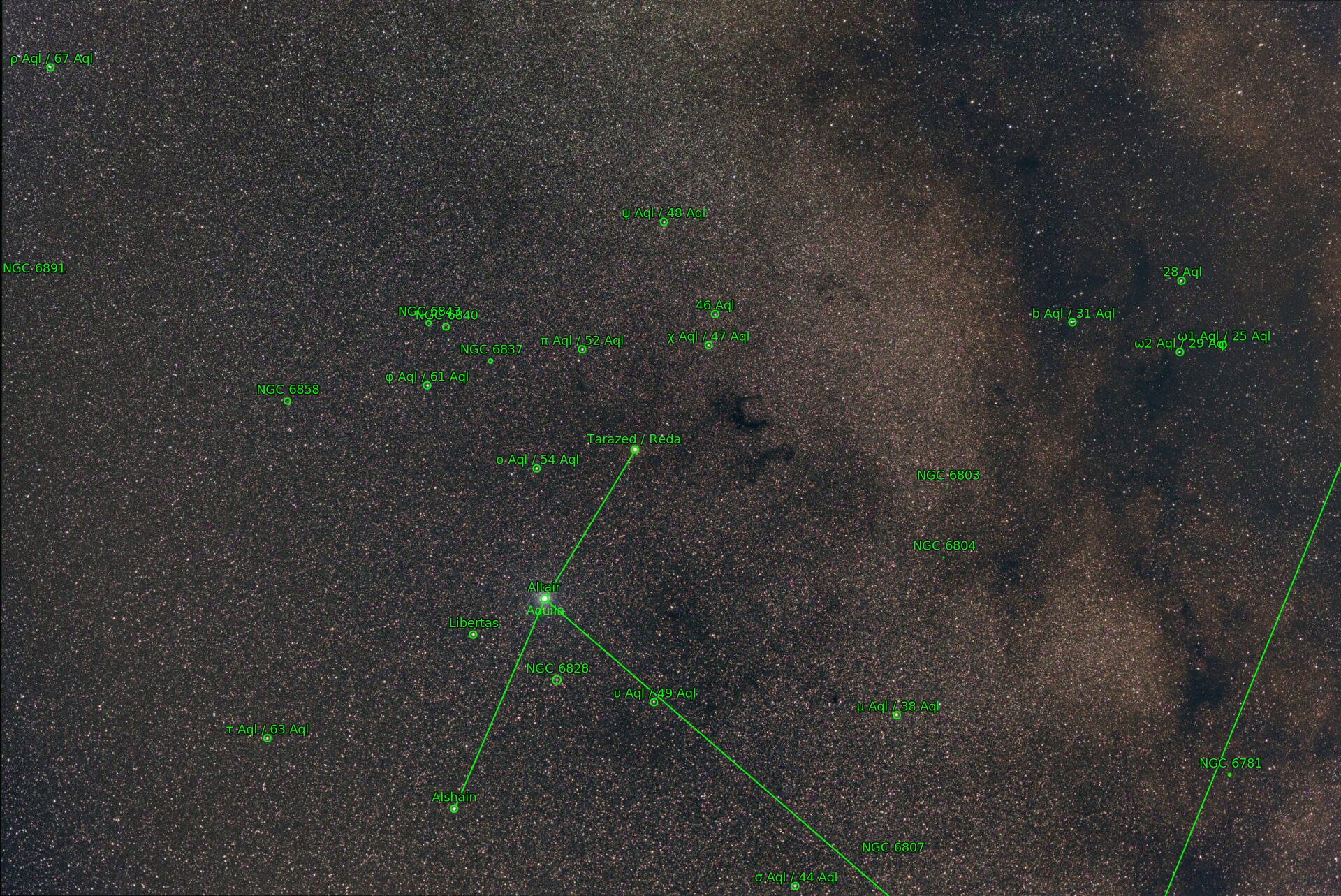 Sternkarten-Overlay (Astrometry.net)