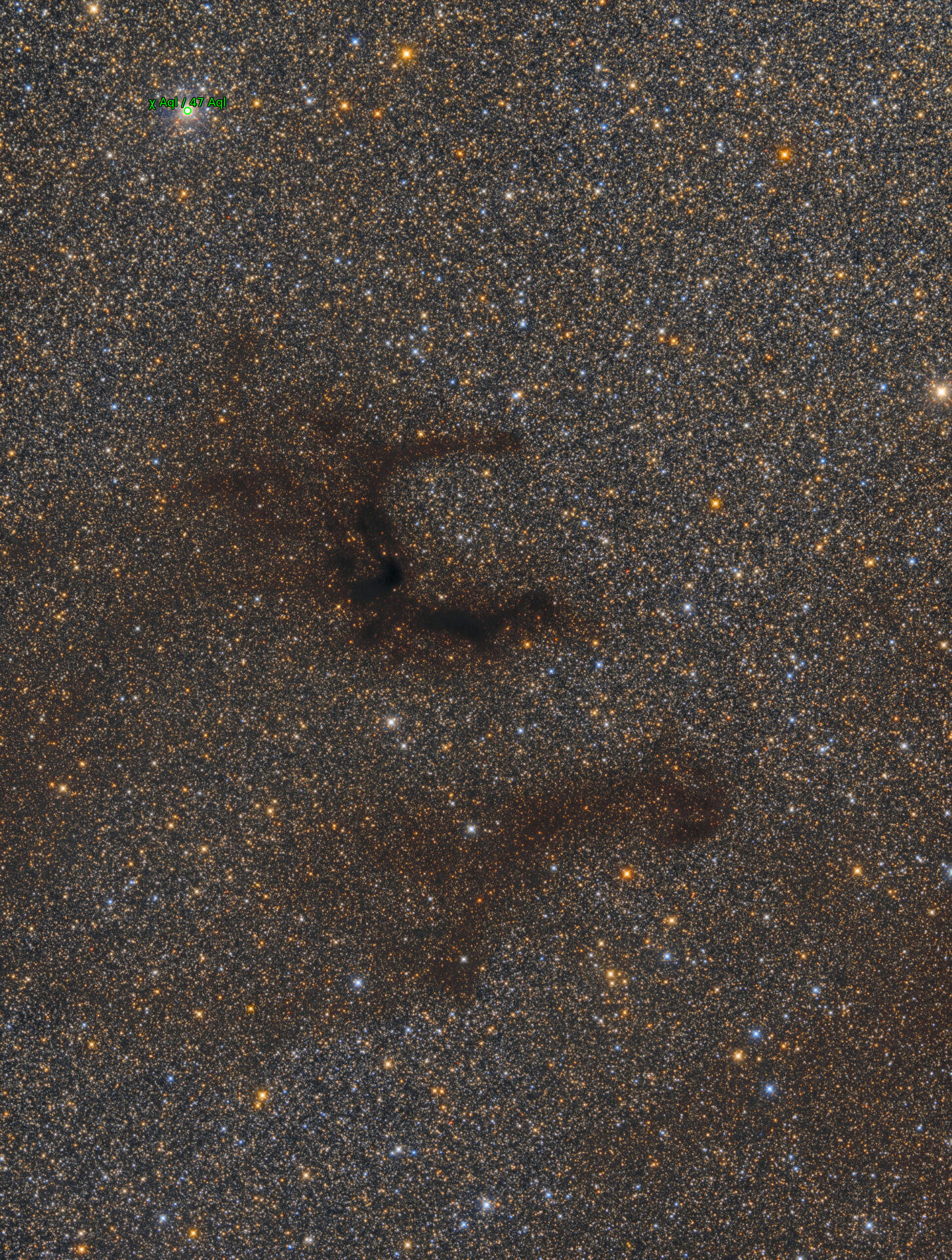 Sternkarten-Overlay (Astrometry.net)
