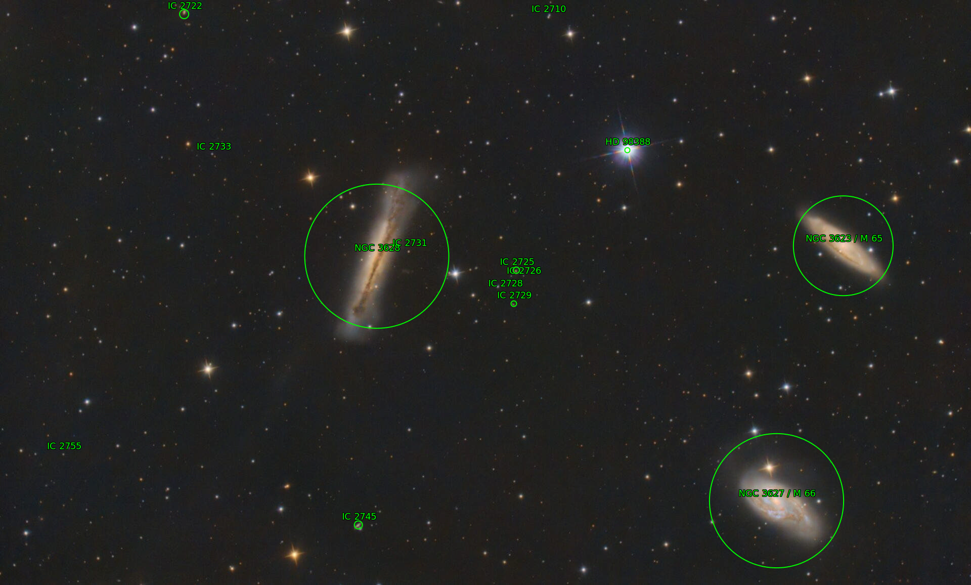 Sternkarten-Overlay (Astrometry.net)