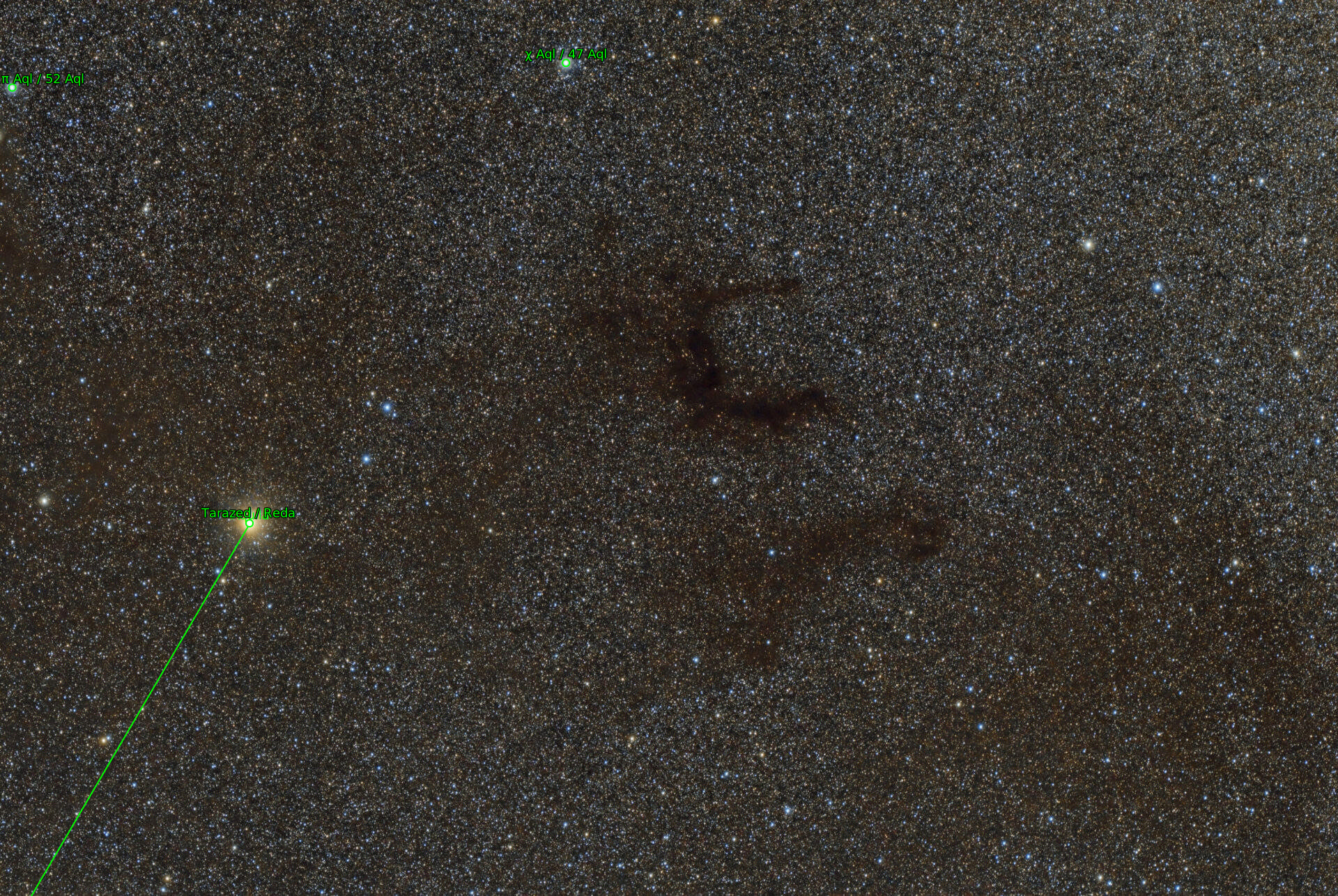 Sternkarten-Overlay (Astrometry.net)