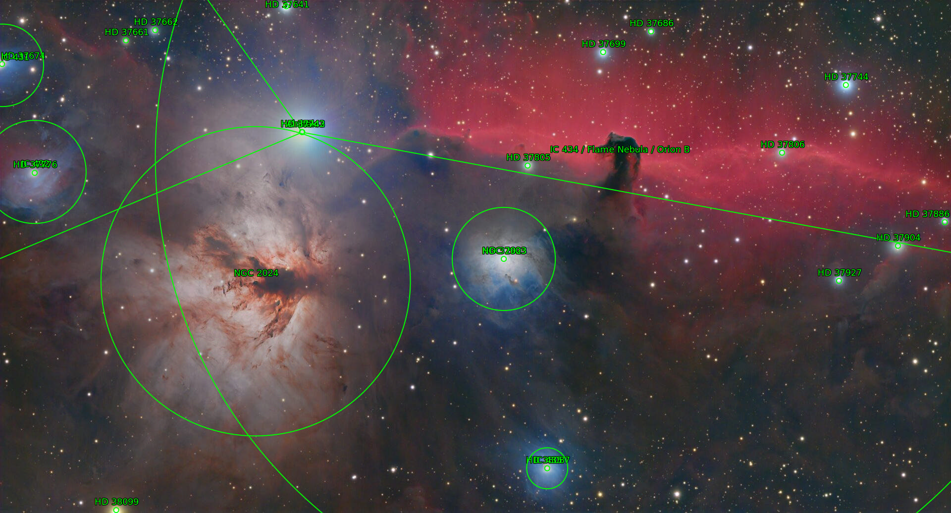Sternkarten-Overlay (Astrometry.net)