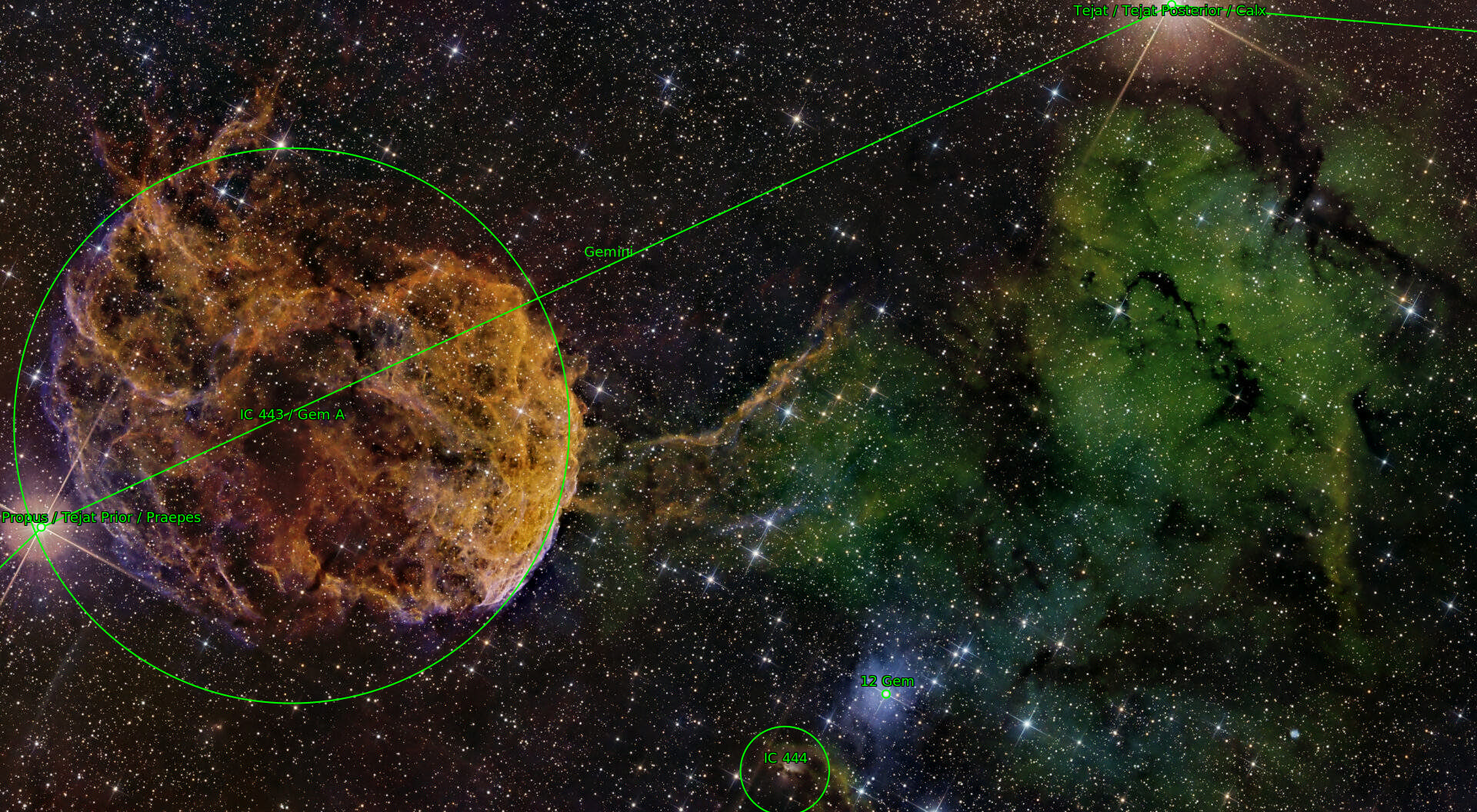 Sternkarten-Overlay (Astrometry.net)