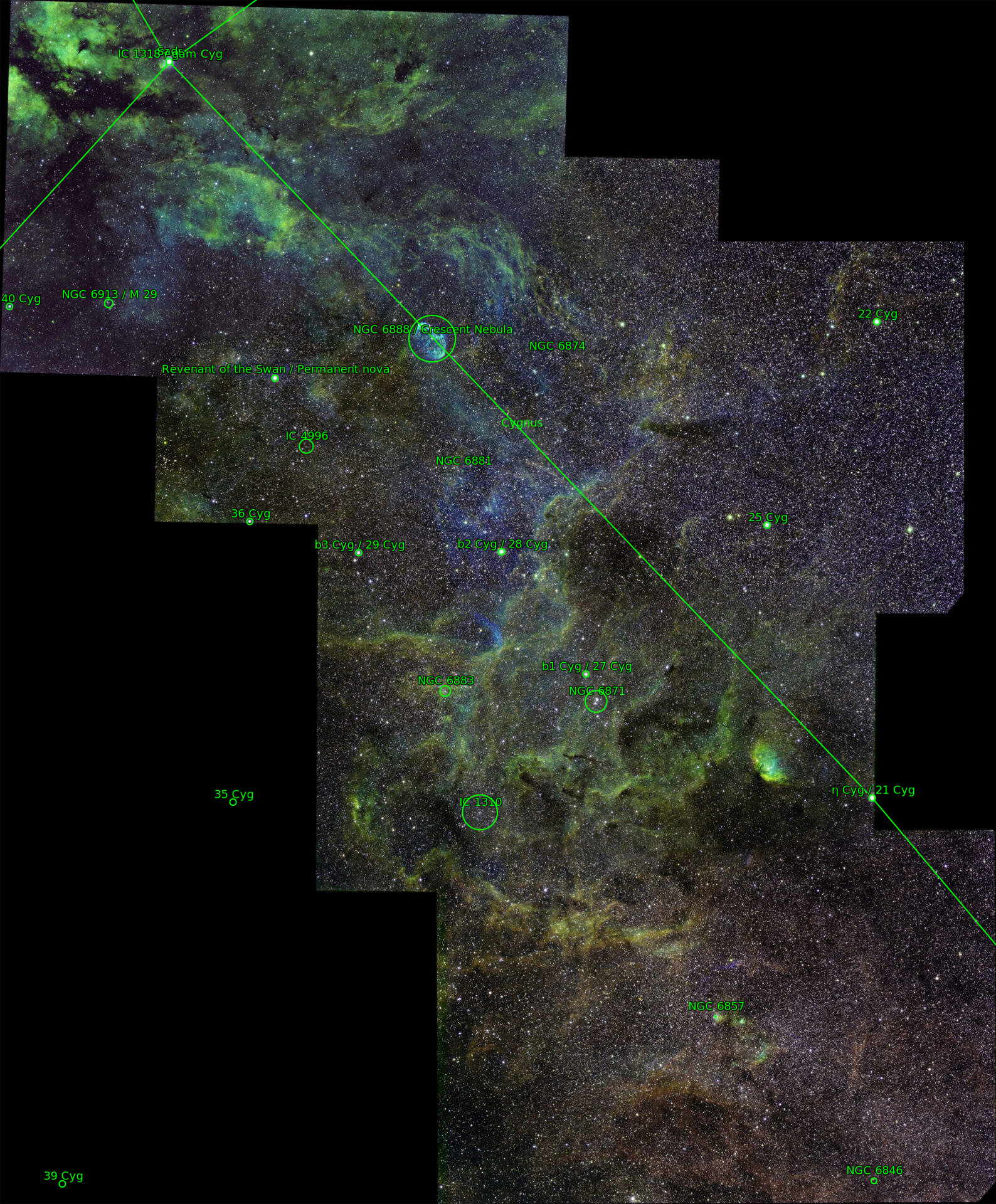 Sternkarten-Overlay (Astrometry.net)