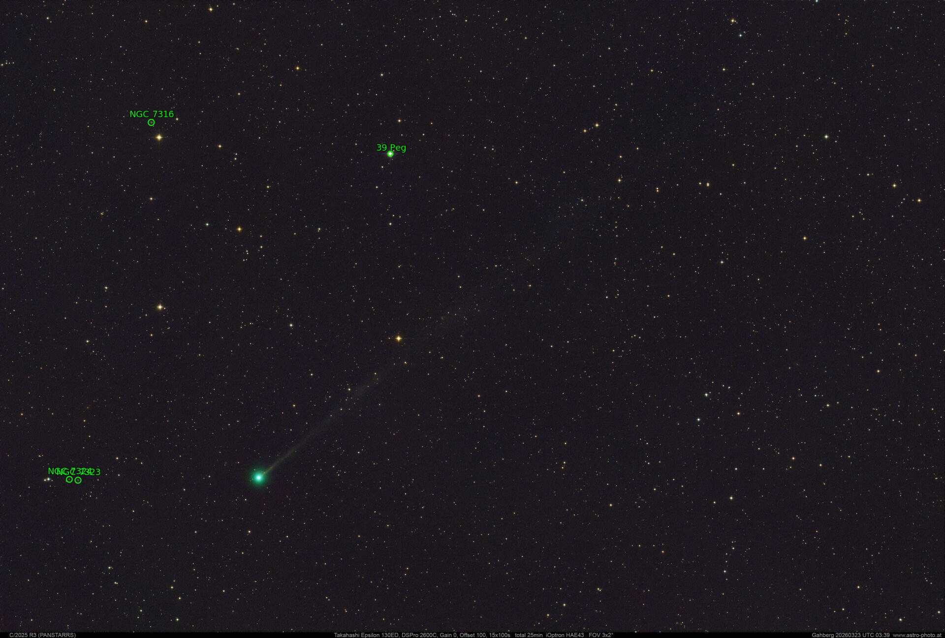 Sternkarten-Overlay (Astrometry.net)