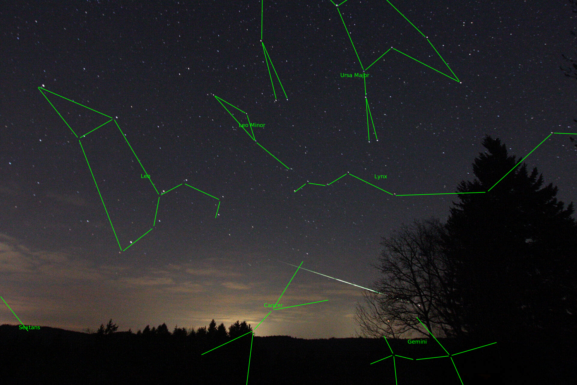 Sternkarten-Overlay (Astrometry.net)