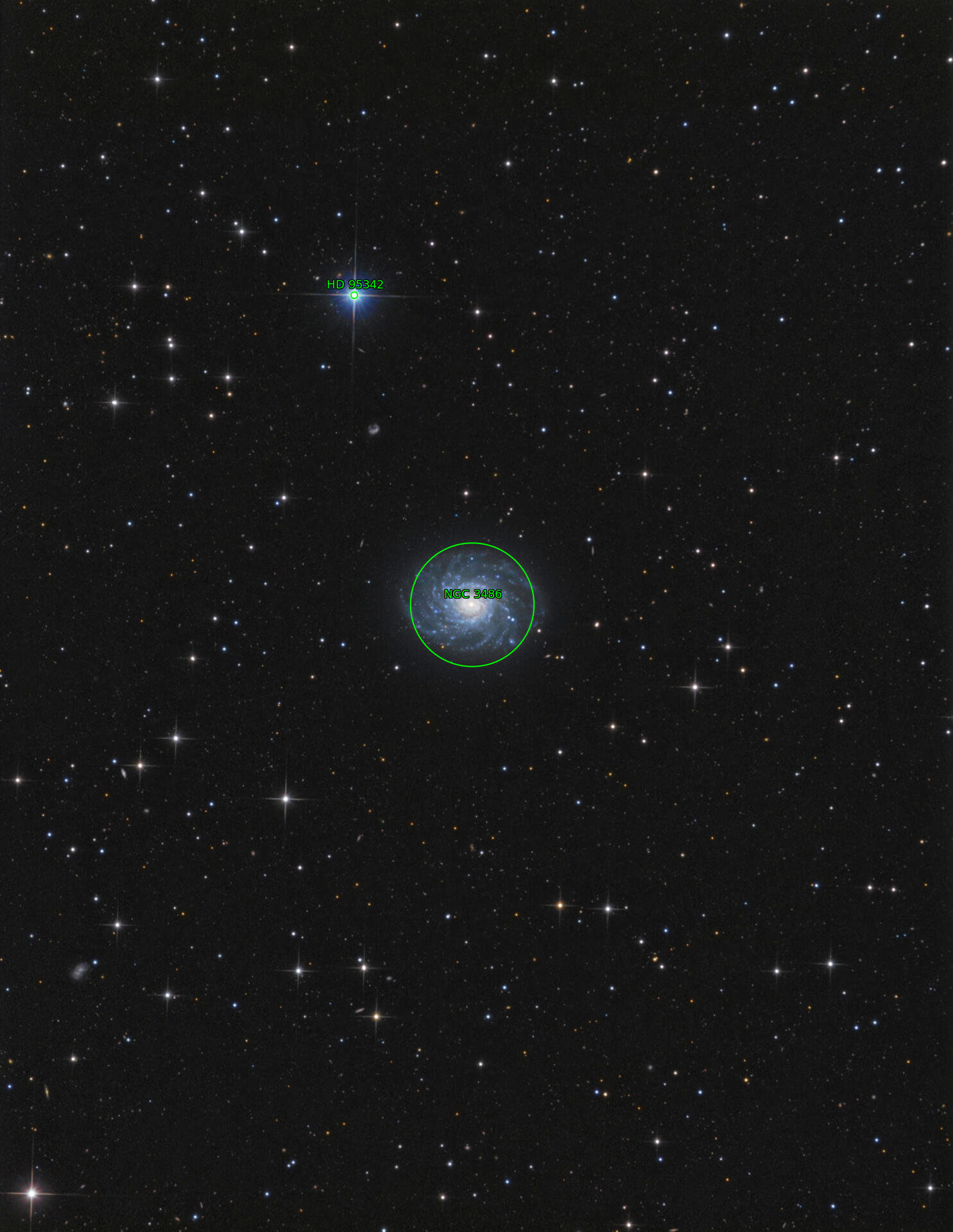 Sternkarten-Overlay (Astrometry.net)