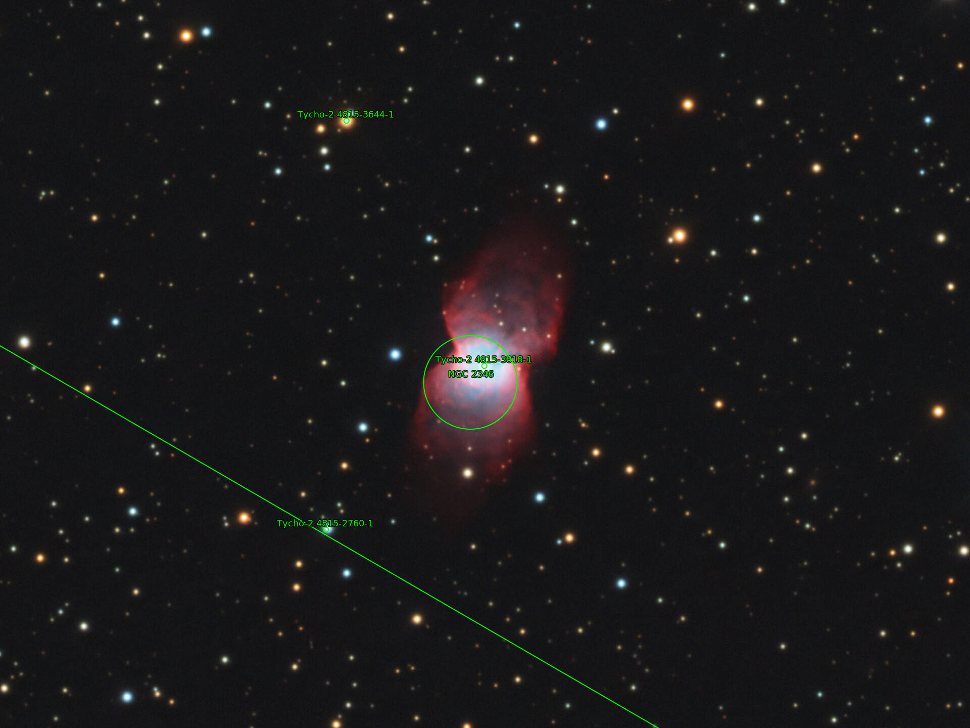 Sternkarten-Overlay (Astrometry.net)