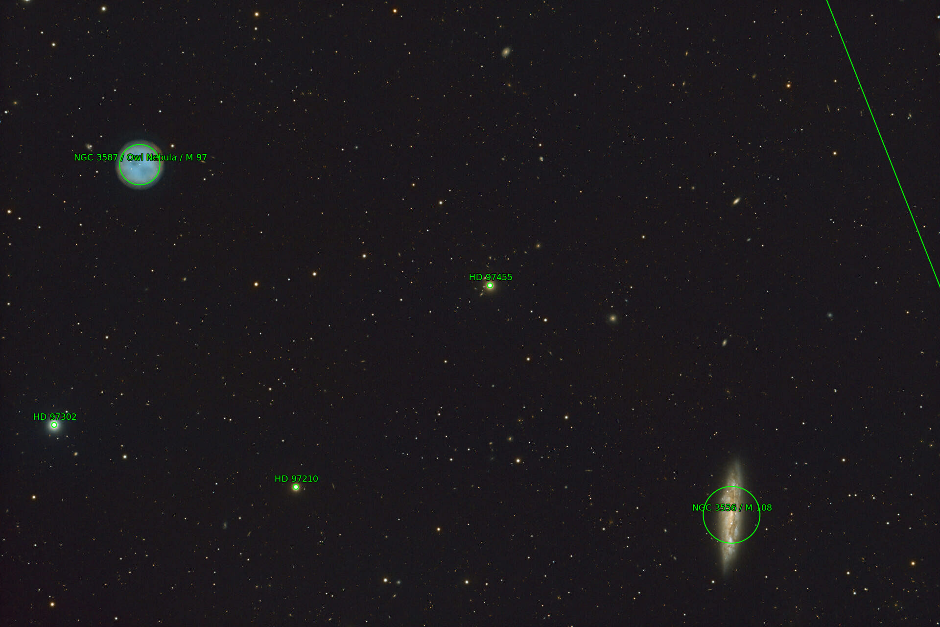 Sternkarten-Overlay (Astrometry.net)