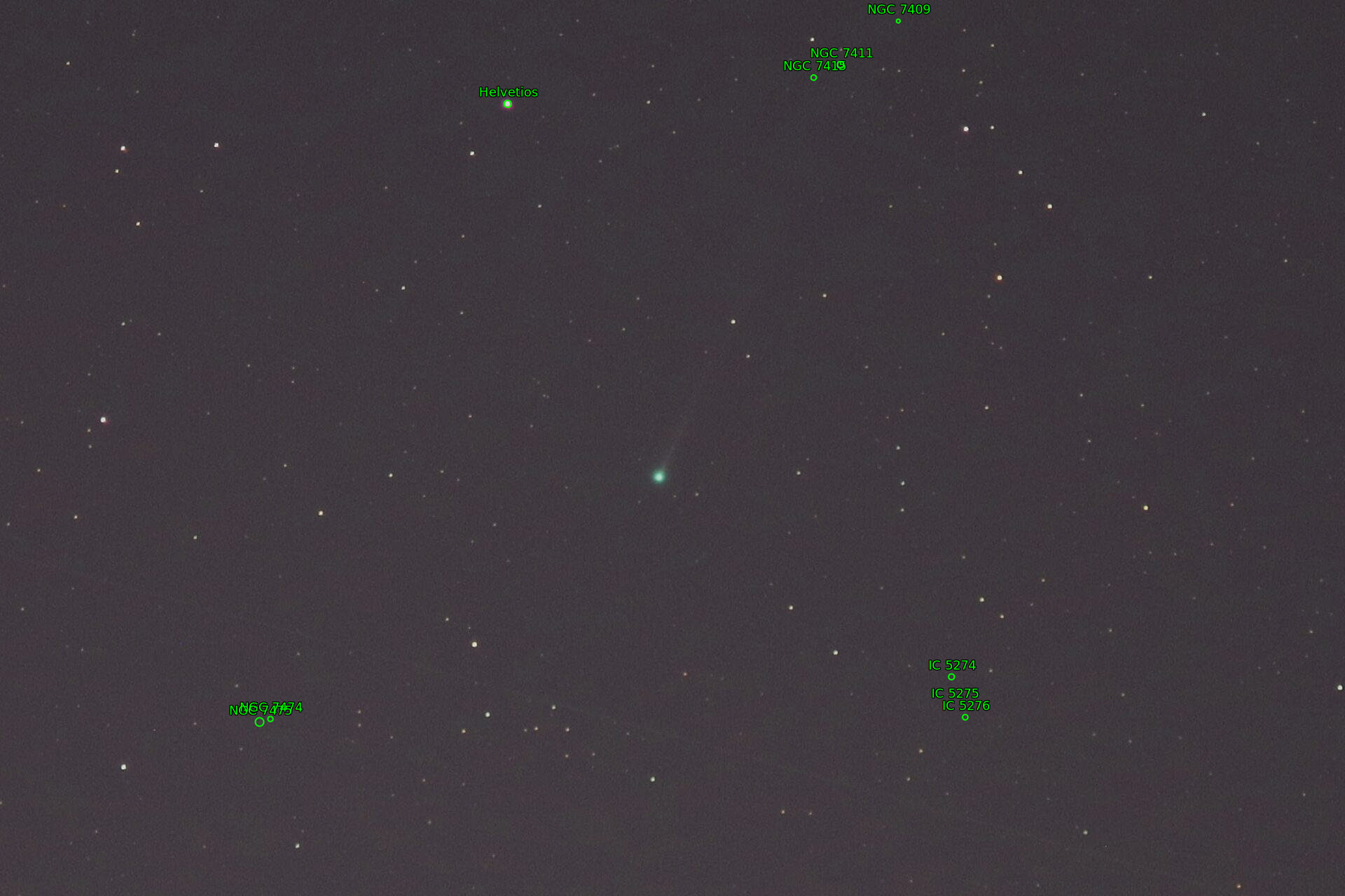 Sternkarten-Overlay (Astrometry.net)
