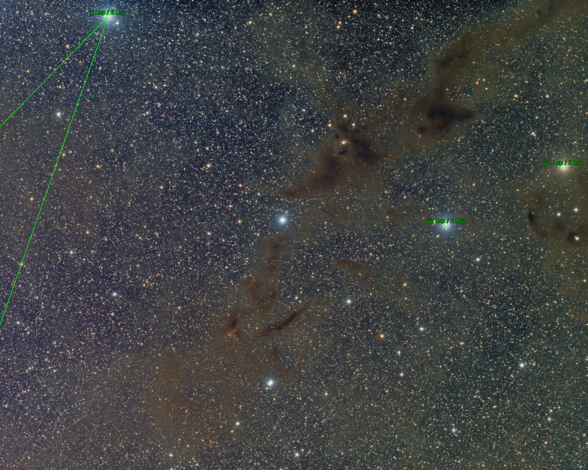 Sternkarten-Overlay (Astrometry.net)