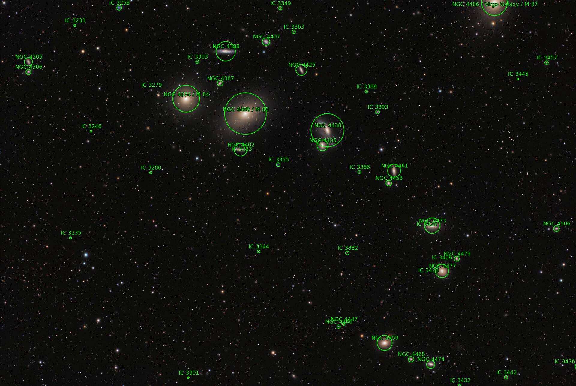 Sternkarten-Overlay (Astrometry.net)
