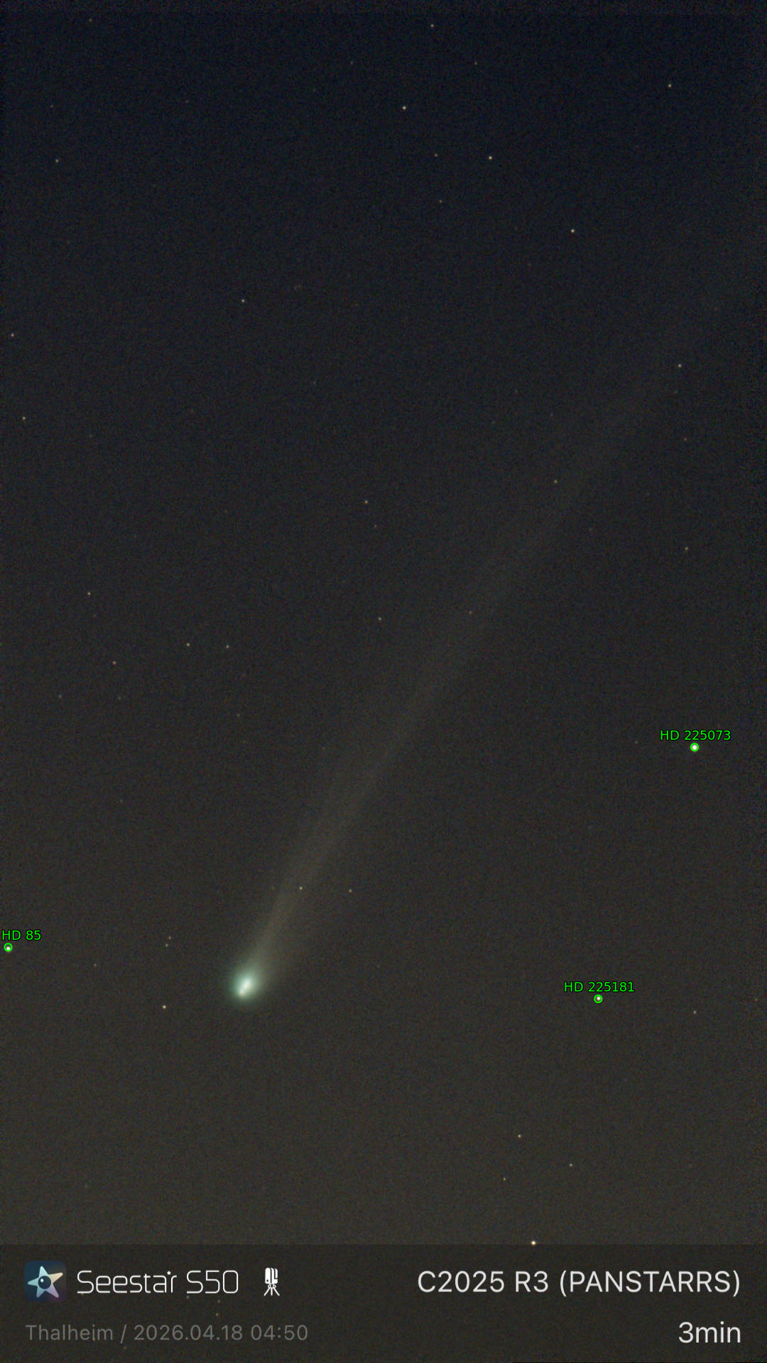 Sternkarten-Overlay (Astrometry.net)