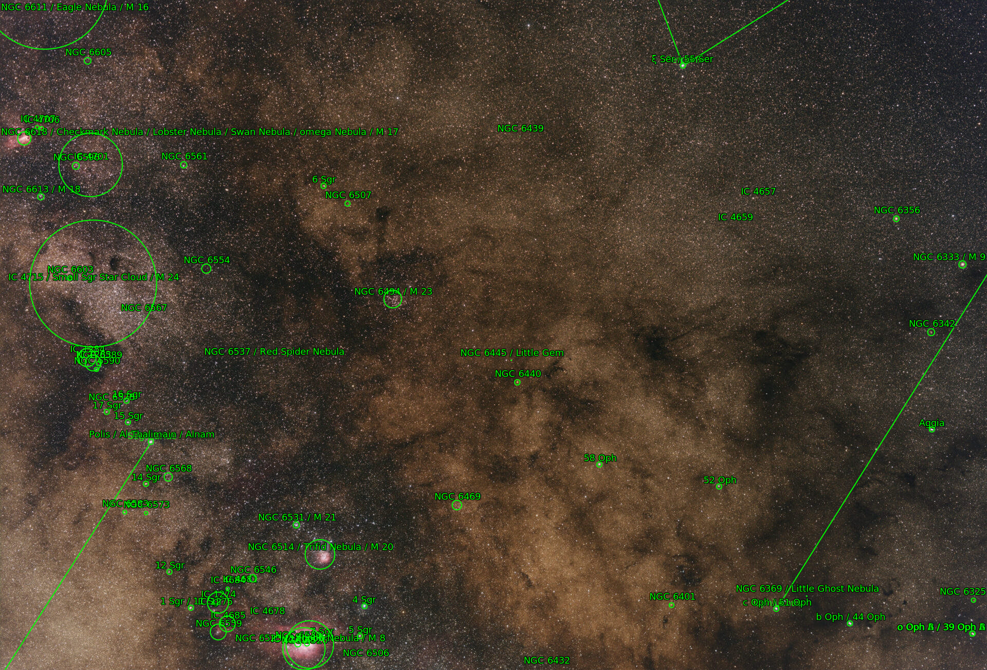 Sternkarten-Overlay (Astrometry.net)