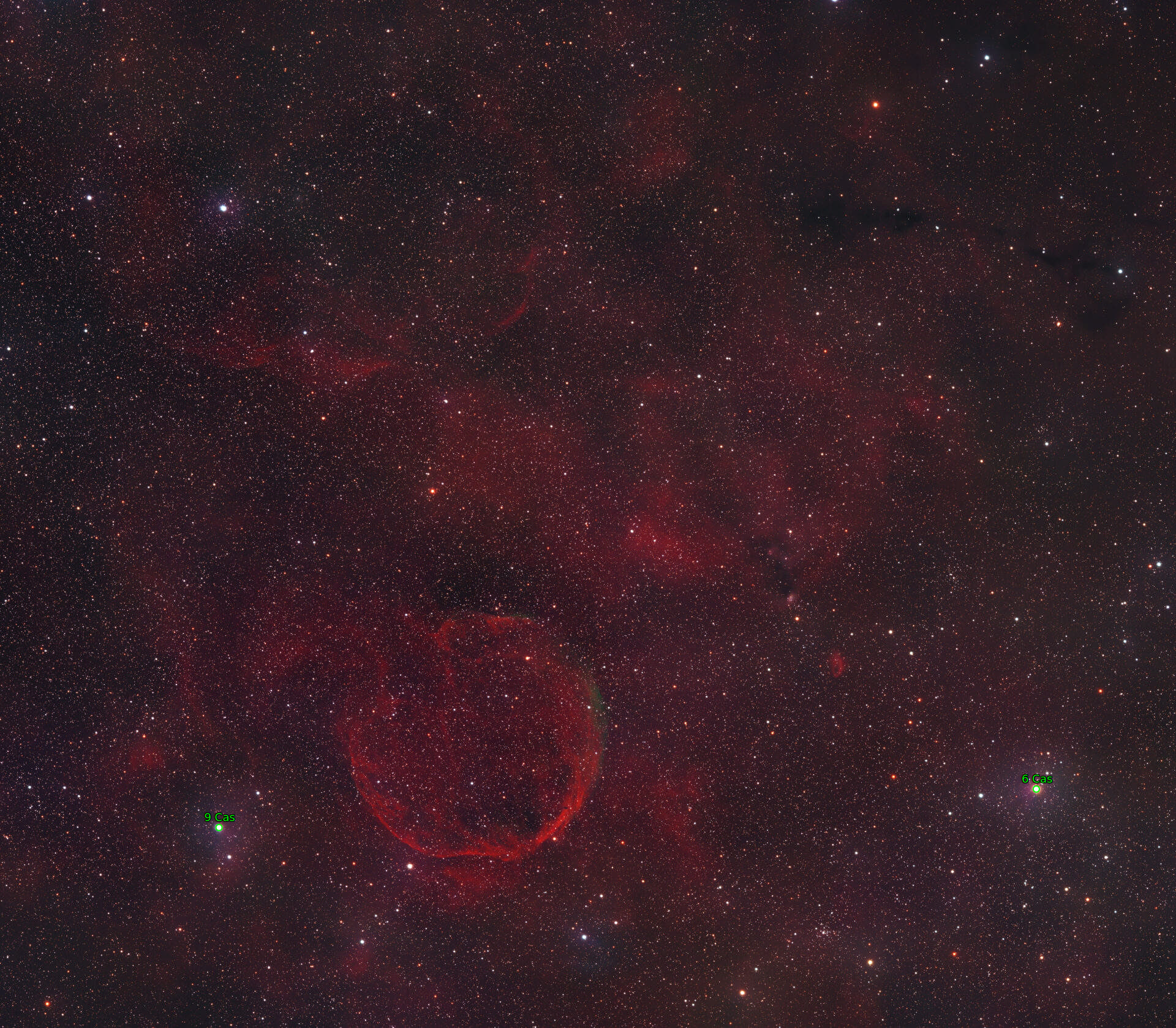 Sternkarten-Overlay (Astrometry.net)