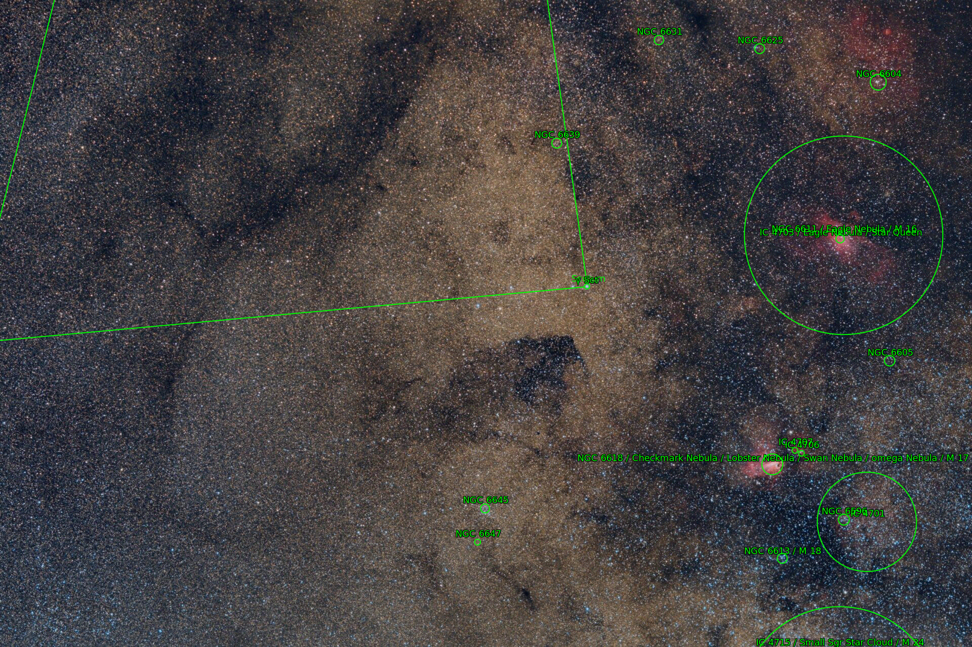 Sternkarten-Overlay (Astrometry.net)