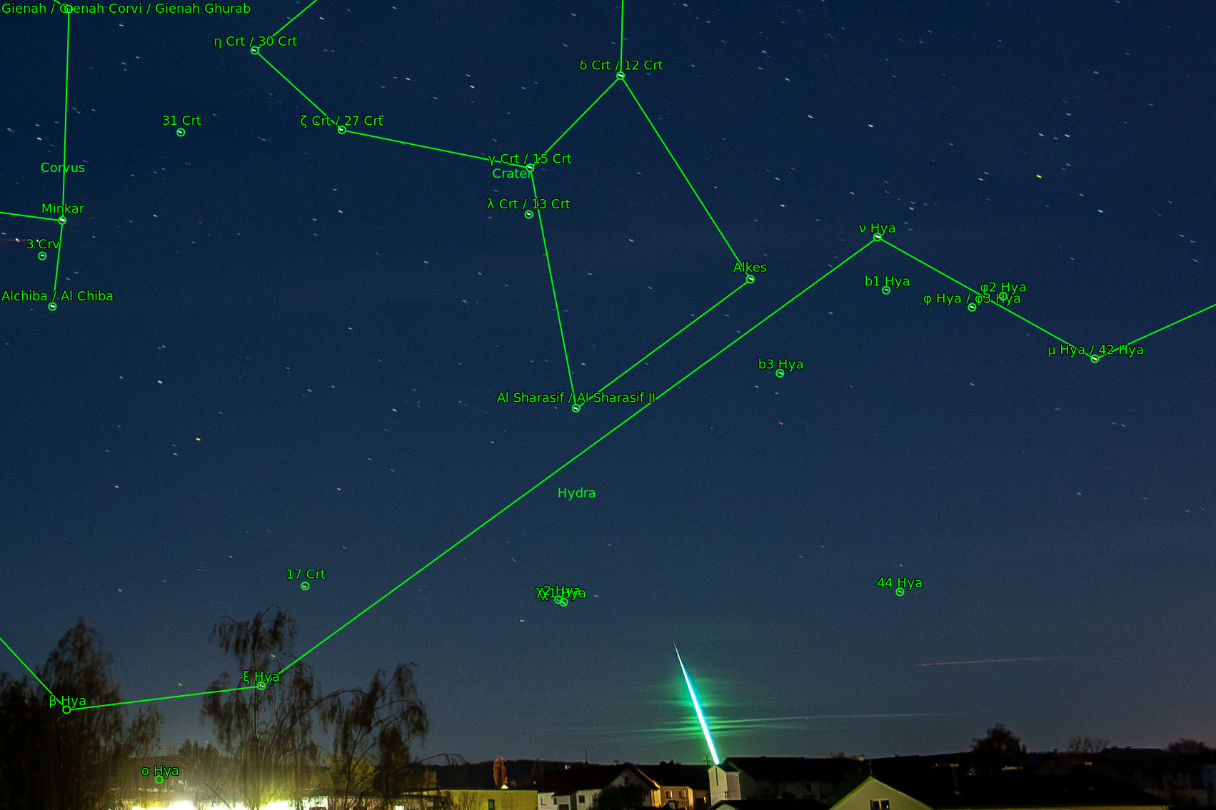 Sternkarten-Overlay (Astrometry.net)