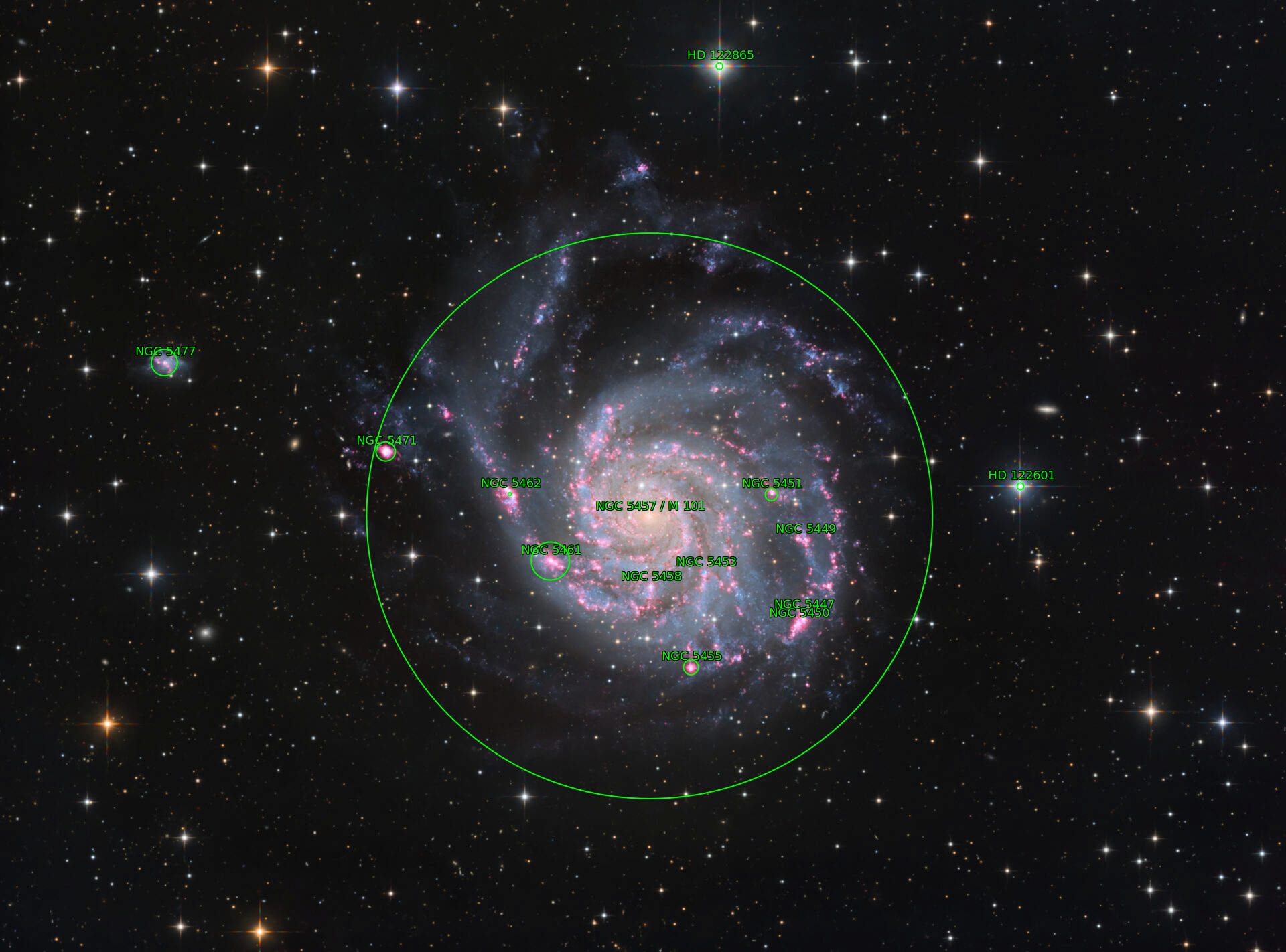 Sternkarten-Overlay (Astrometry.net)
