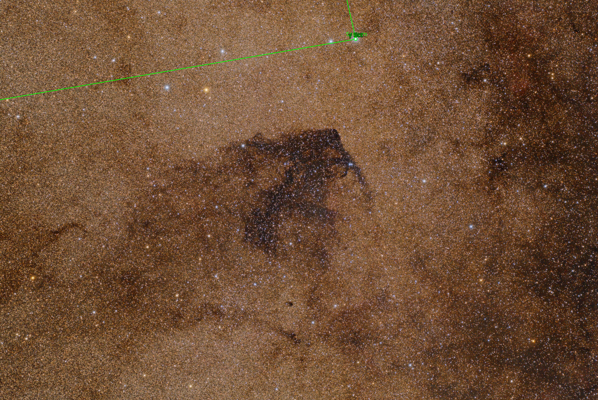 Sternkarten-Overlay (Astrometry.net)
