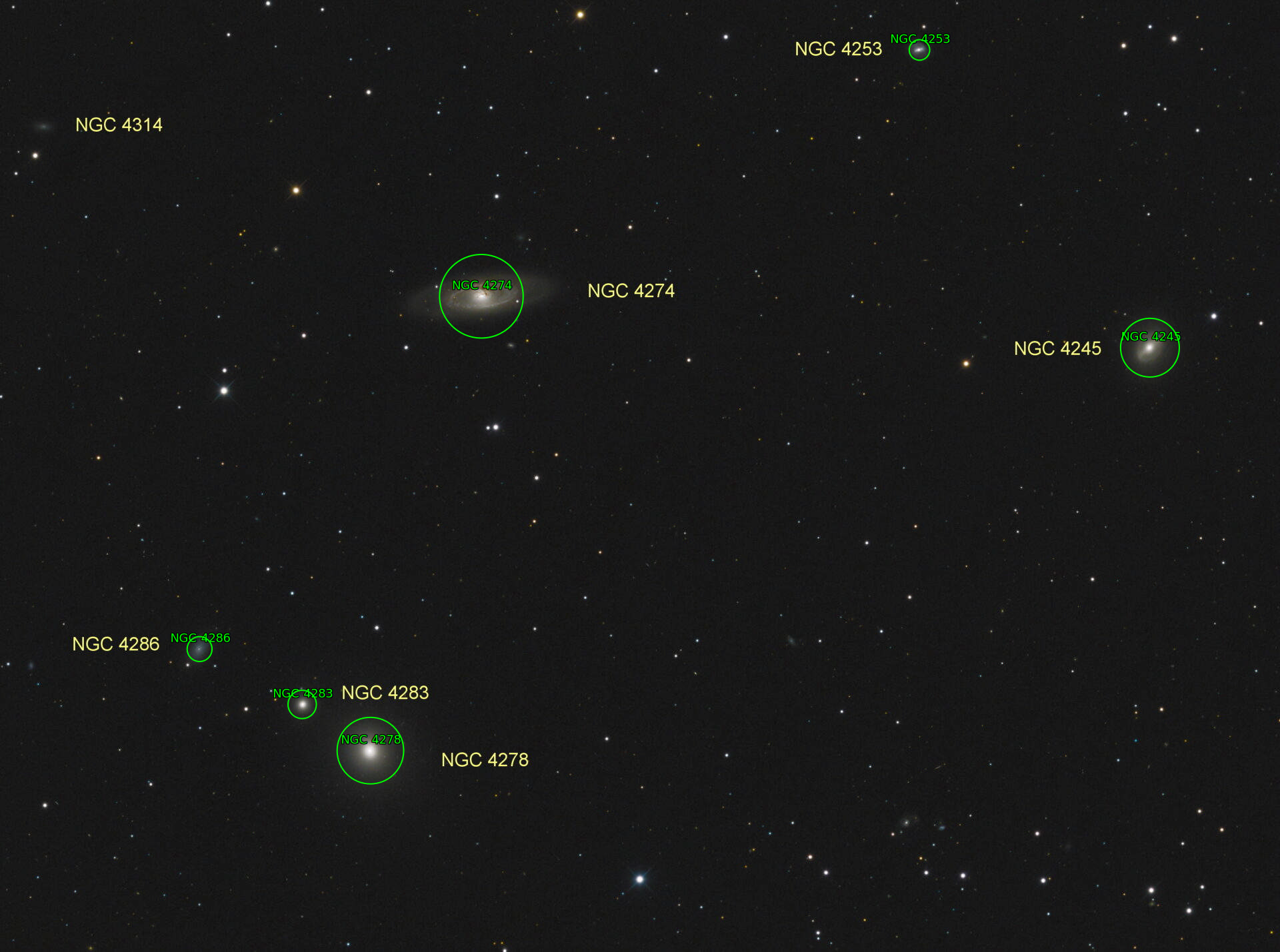 Sternkarten-Overlay (Astrometry.net)